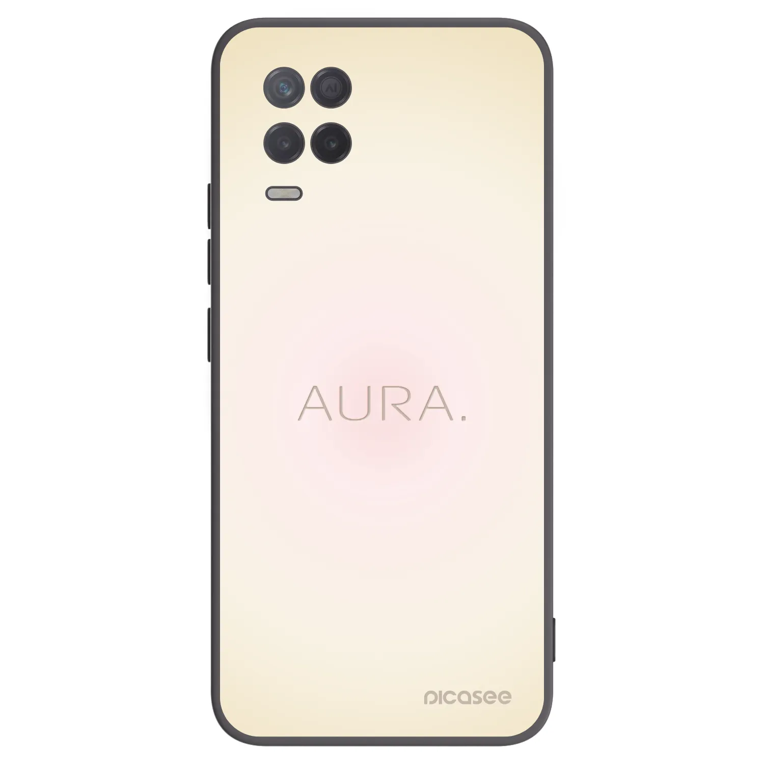 Picasee silikonski črni ovitek za Realme 8 5G - Aura