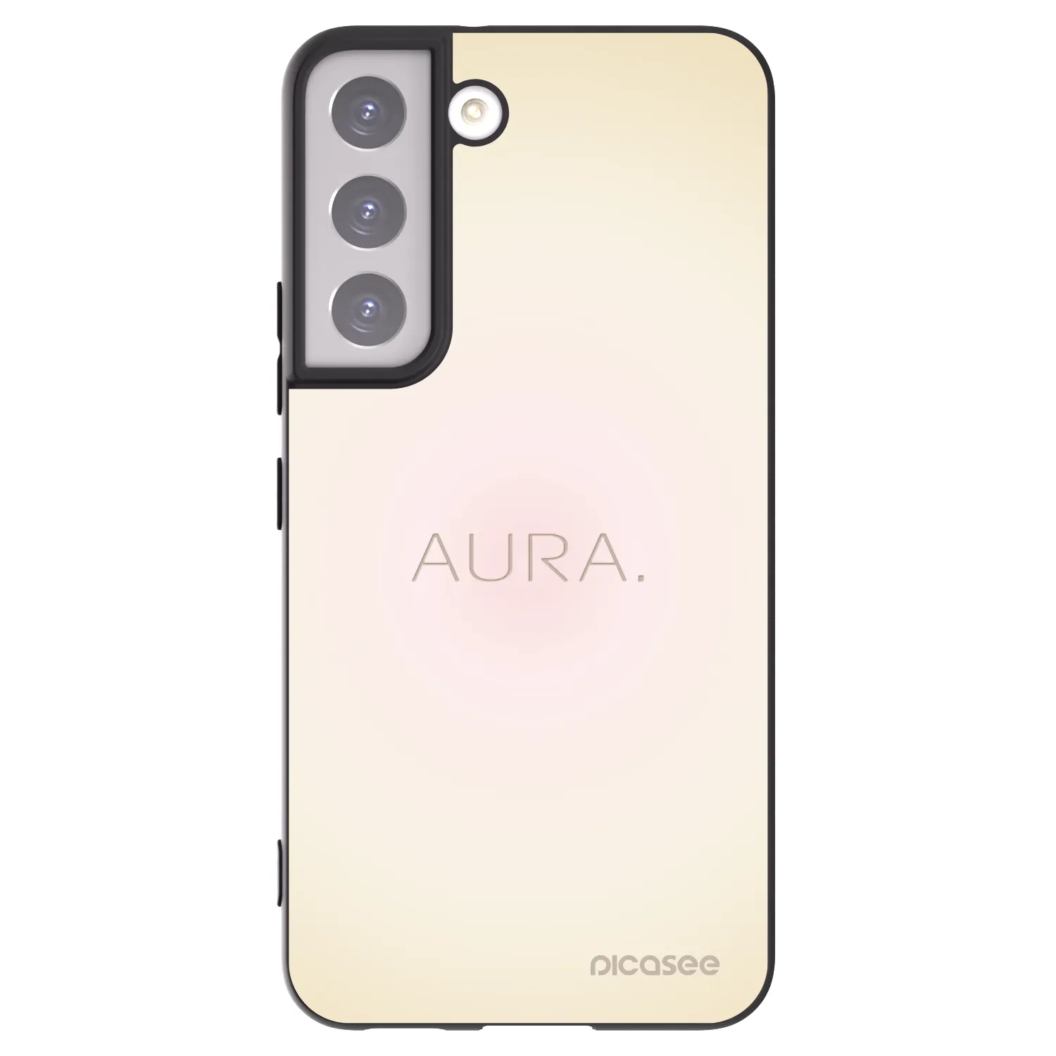 Picasee silikonski črni ovitek za Samsung Galaxy S22 5G - Aura