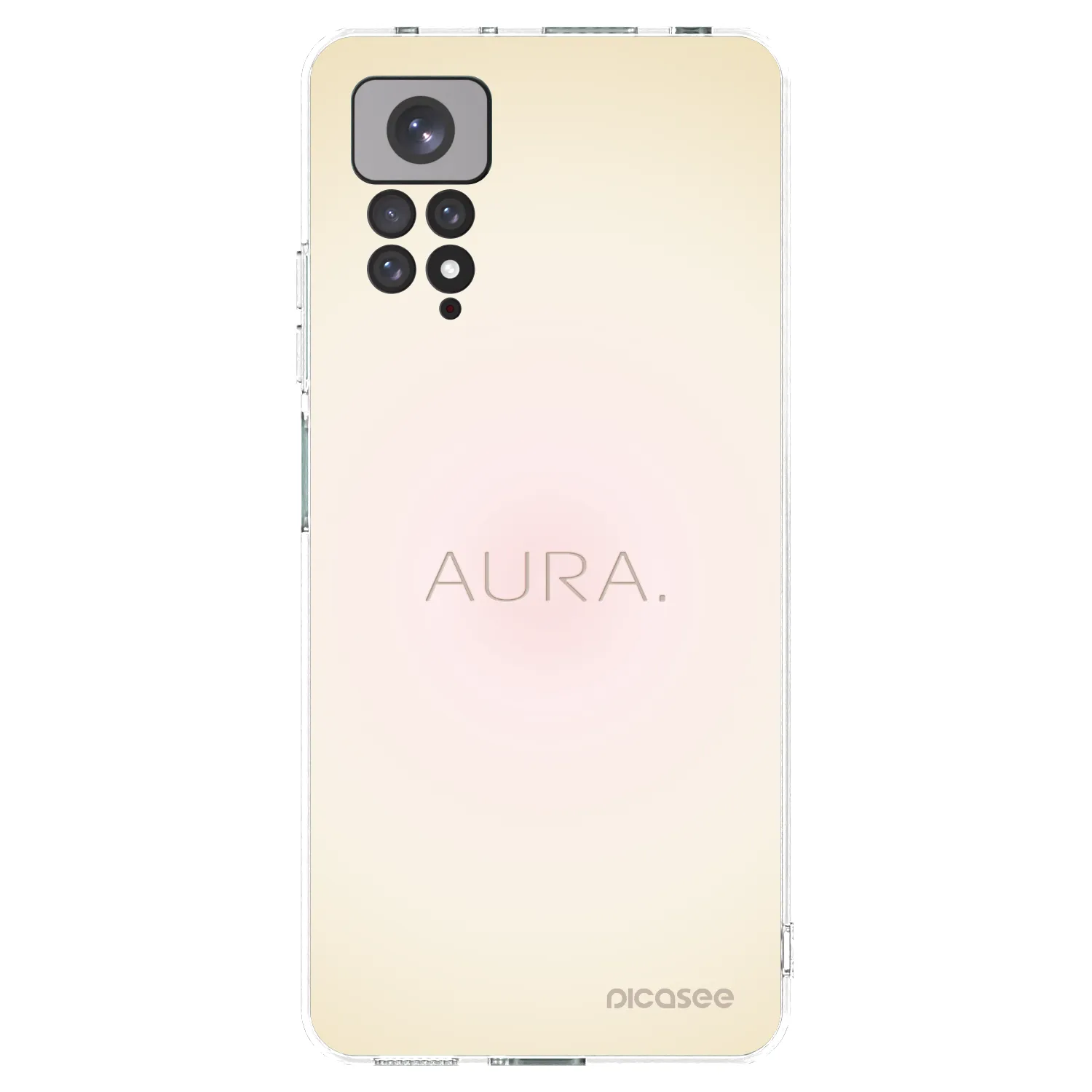 Picasee silikonski prozorni ovitek za Xiaomi Redmi Note 11S 4G - Aura