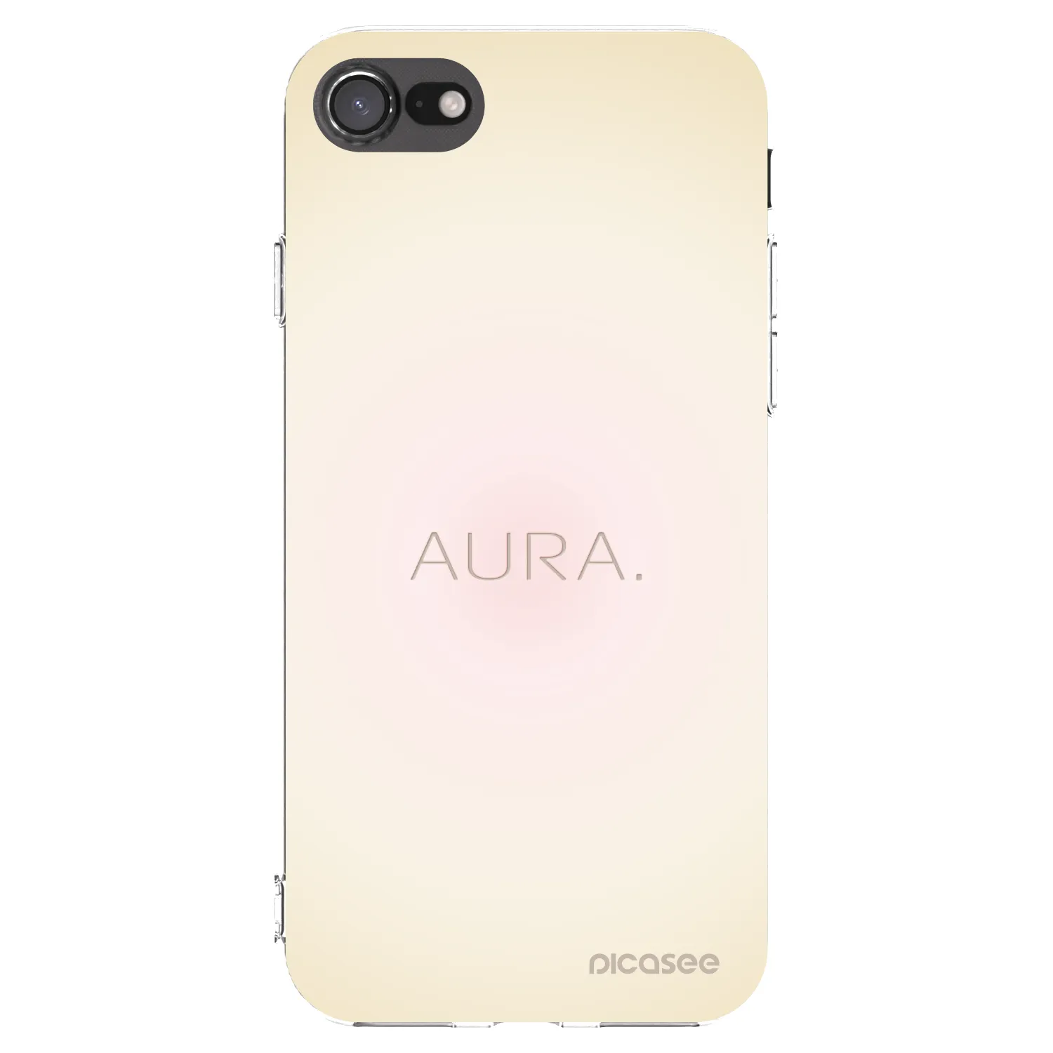 Picasee silikonski prozorni ovitek za Apple iPhone SE 2022 - Aura