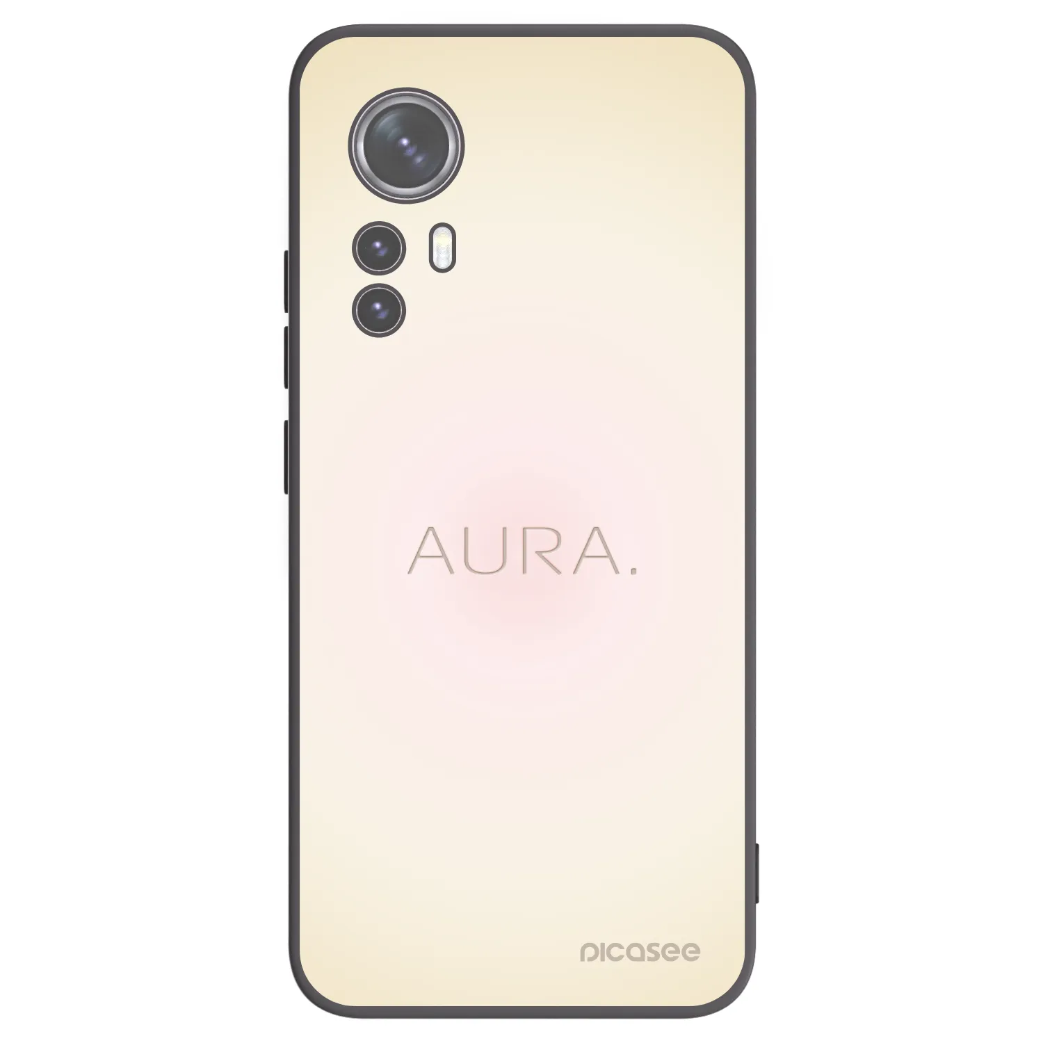 Picasee silikonski črni ovitek za Xiaomi 12 - Aura