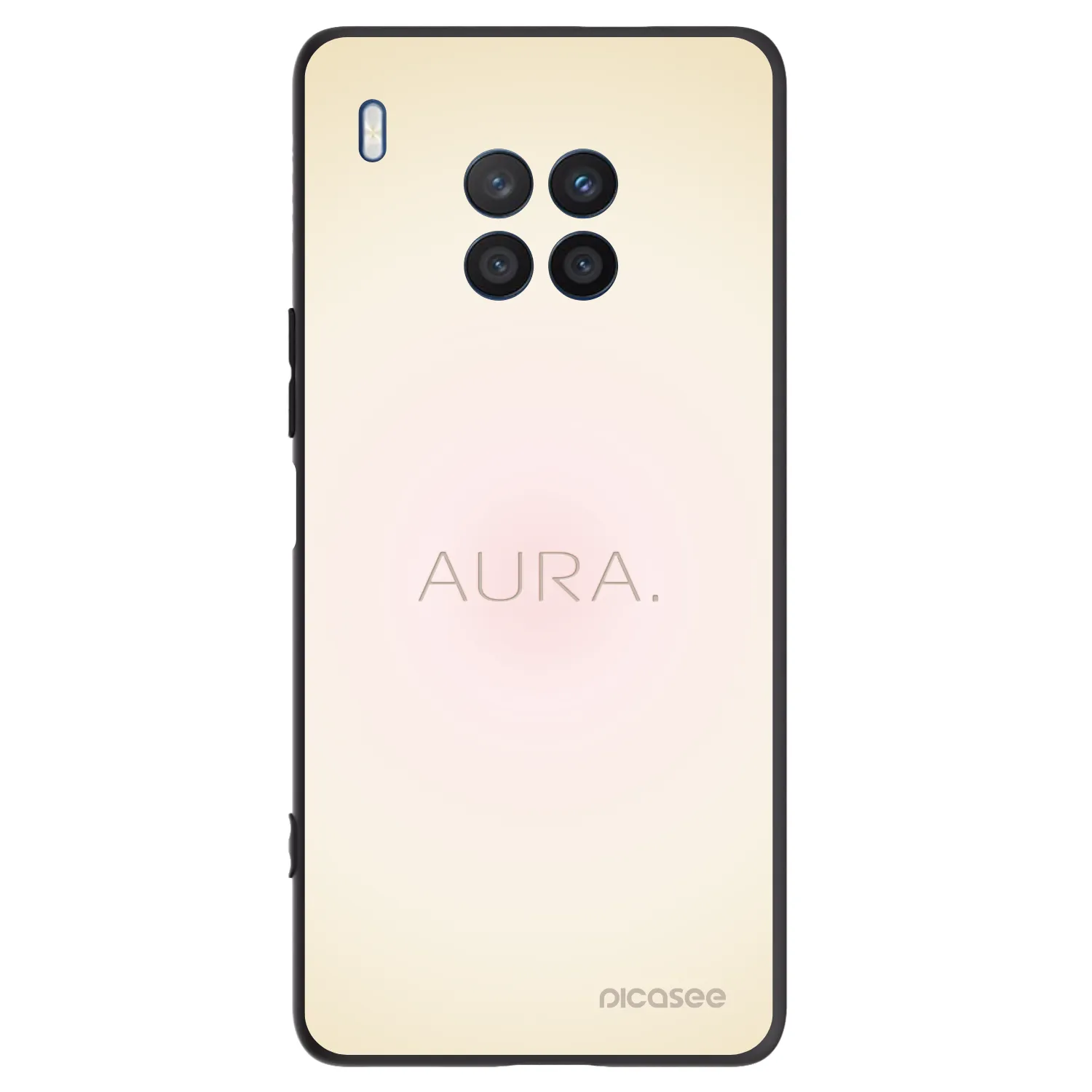 Picasee silikonski črni ovitek za Honor 50 Lite - Aura