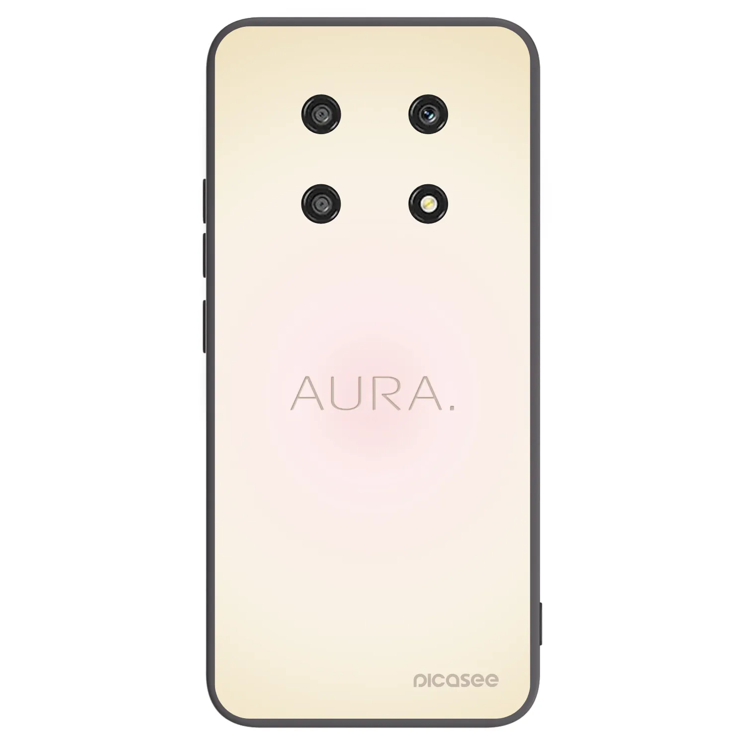Picasee silikonski črni ovitek za Honor Magic4 Lite 5G - Aura