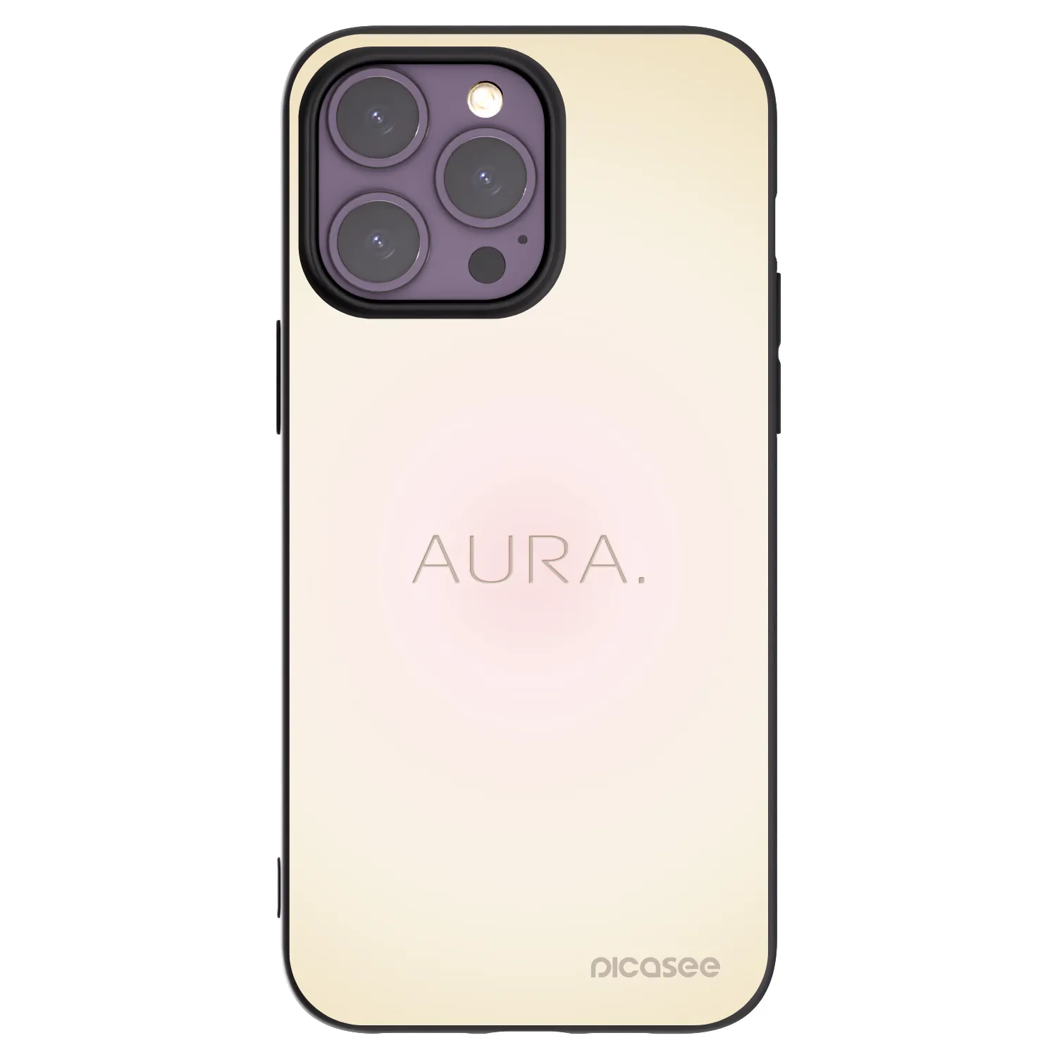 Picasee silikonski črni ovitek za Apple iPhone 14 Pro Max - Aura