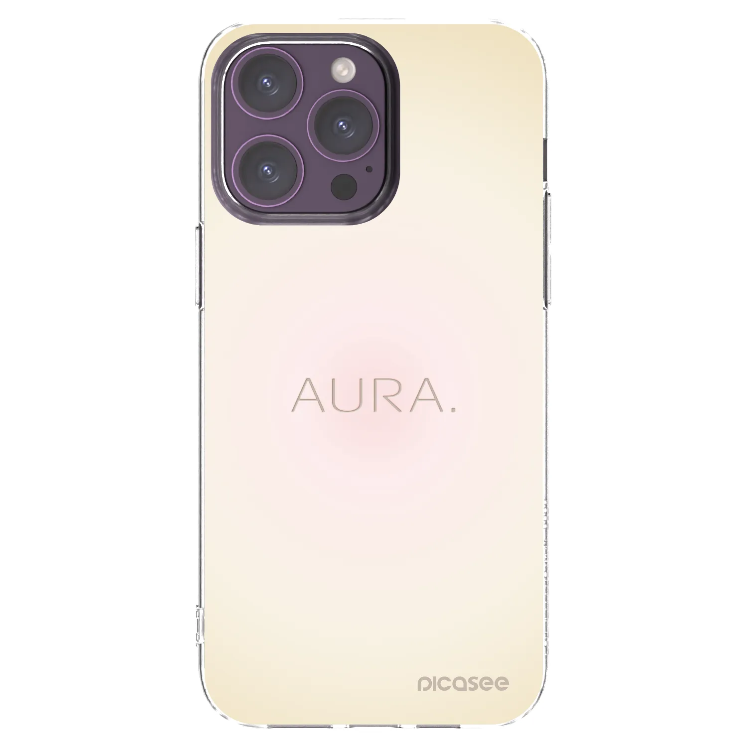 Picasee silikonski prozorni ovitek za Apple iPhone 14 Pro Max - Aura