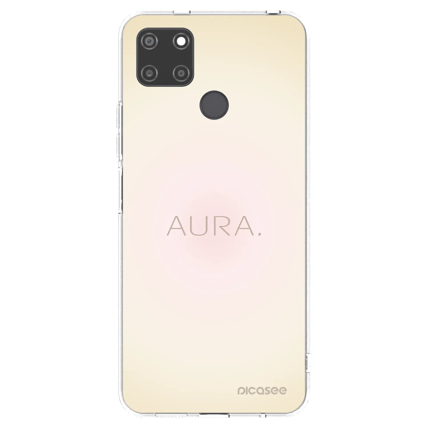 Picasee silikonski prozorni ovitek za Realme C21Y - Aura