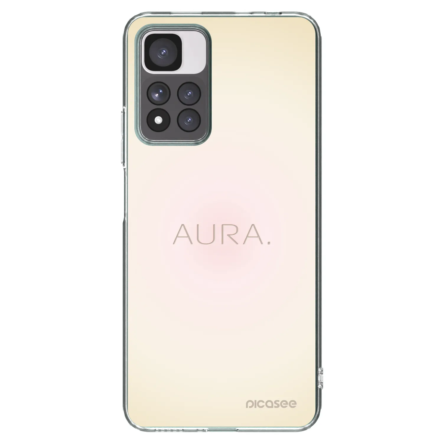 Picasee silikonski prozorni ovitek za Xiaomi Redmi Note 11 Pro+ 5G - Aura