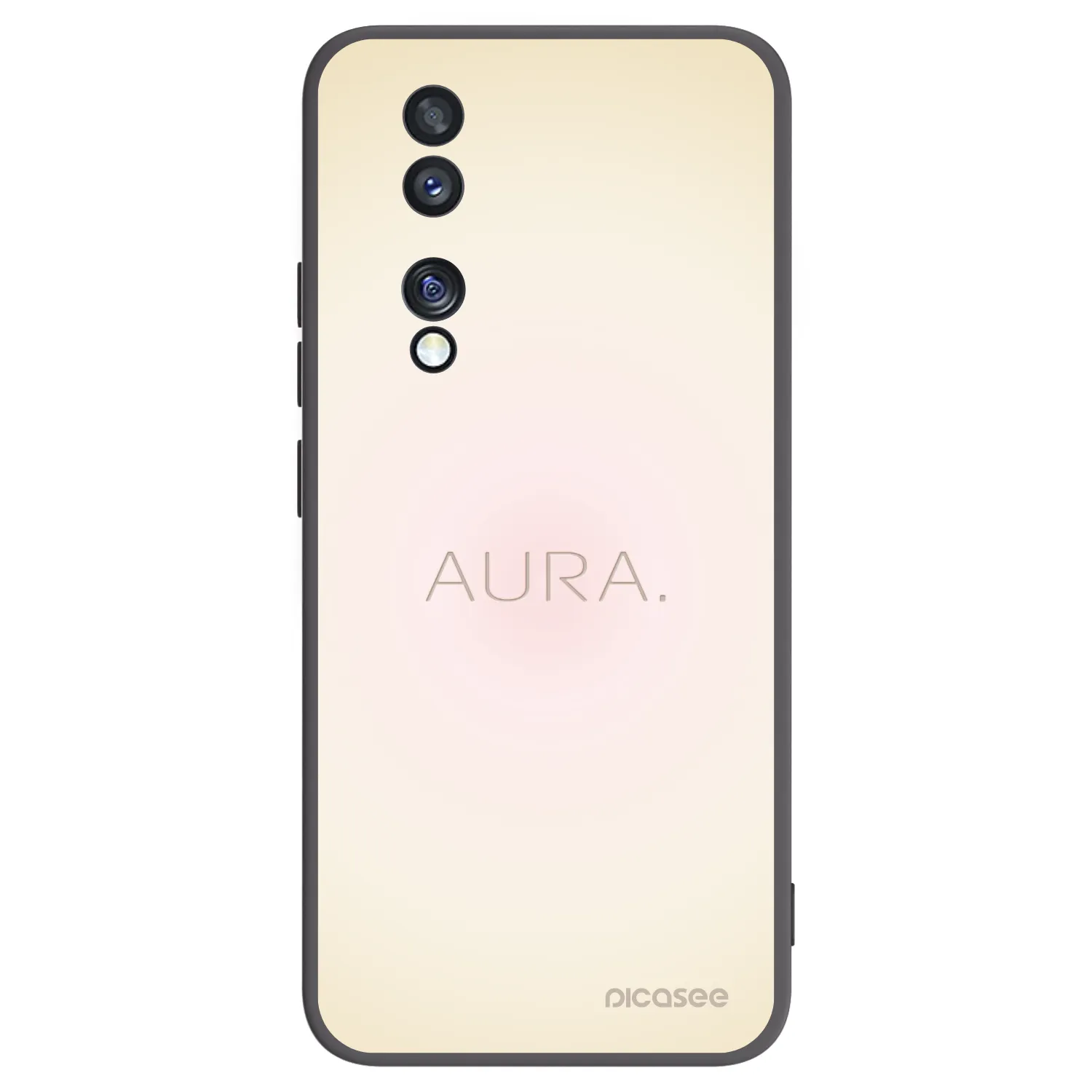 Picasee silikonski črni ovitek za Honor 70 - Aura