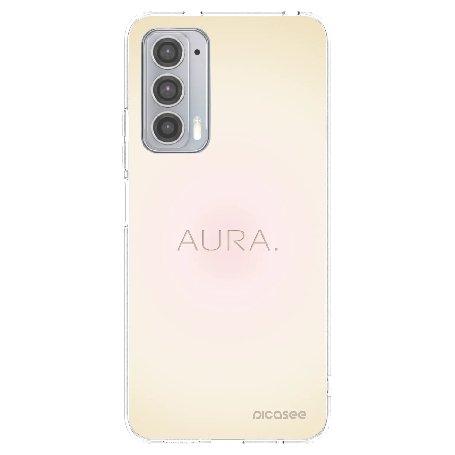 Picasee silikonski prozorni ovitek za Motorola Edge 20 - Aura