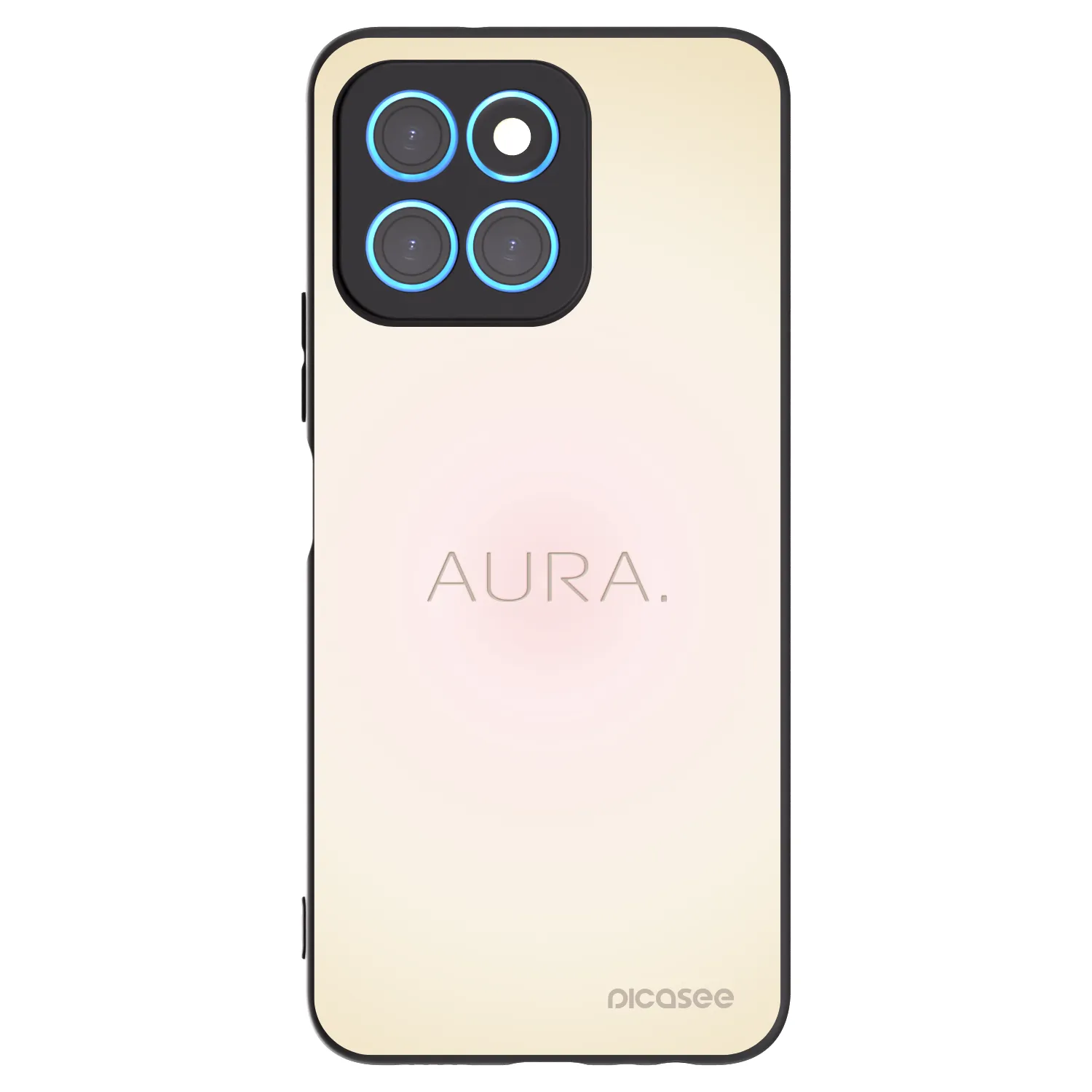 Picasee silikonski črni ovitek za Honor X6 - Aura
