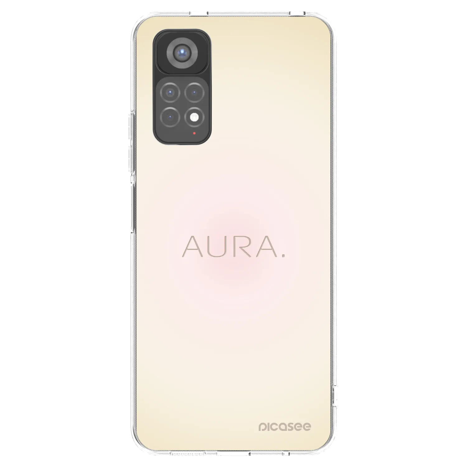 Picasee silikonski prozorni ovitek za Xiaomi Redmi Note 11S 5G - Aura