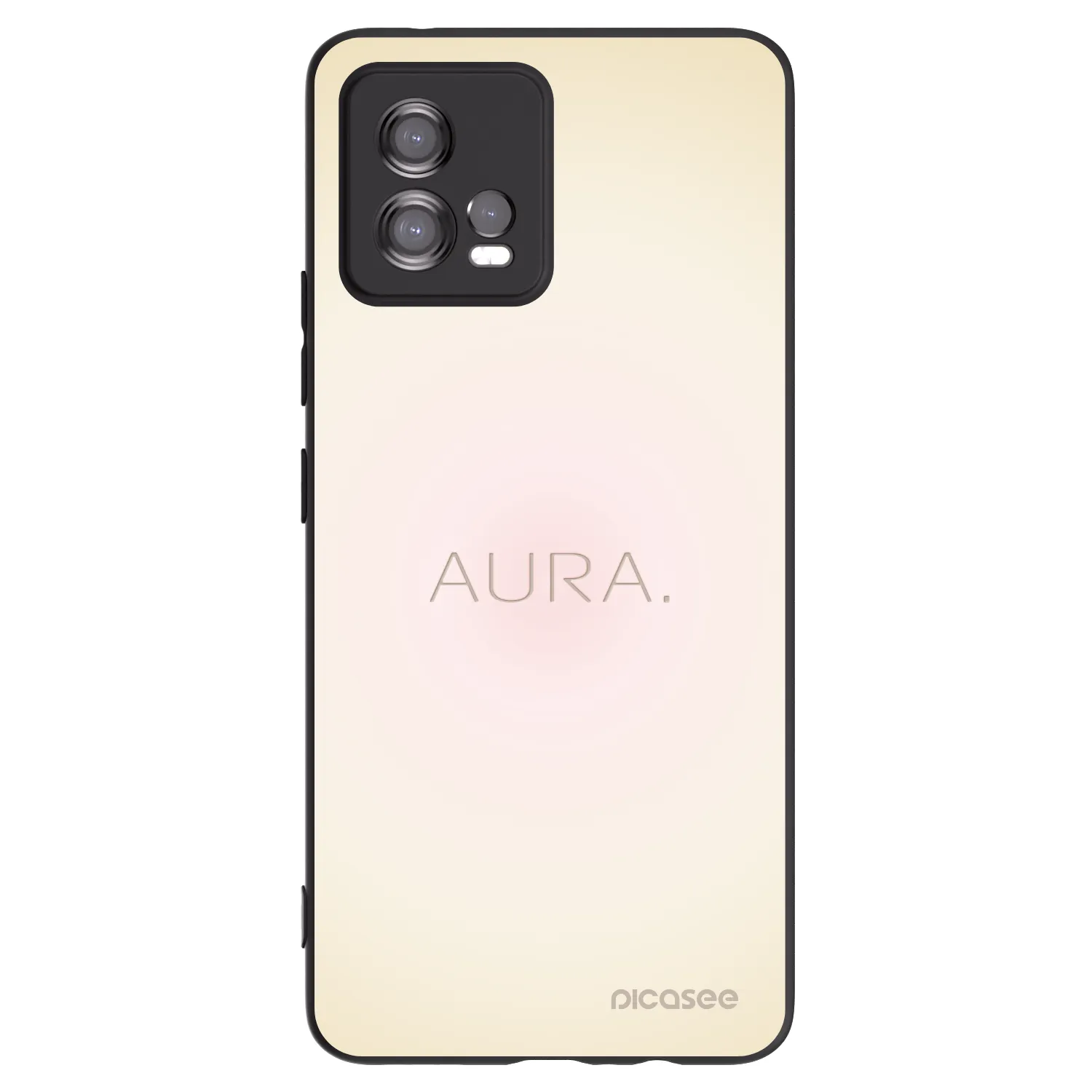 Picasee silikonski črni ovitek za Motorola Moto G72 - Aura