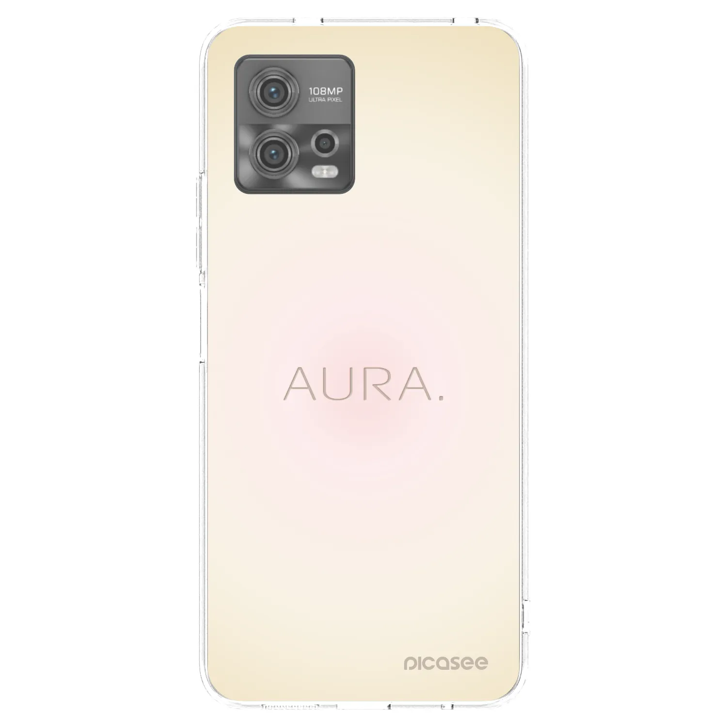 Picasee silikonski prozorni ovitek za Motorola Moto G72 - Aura