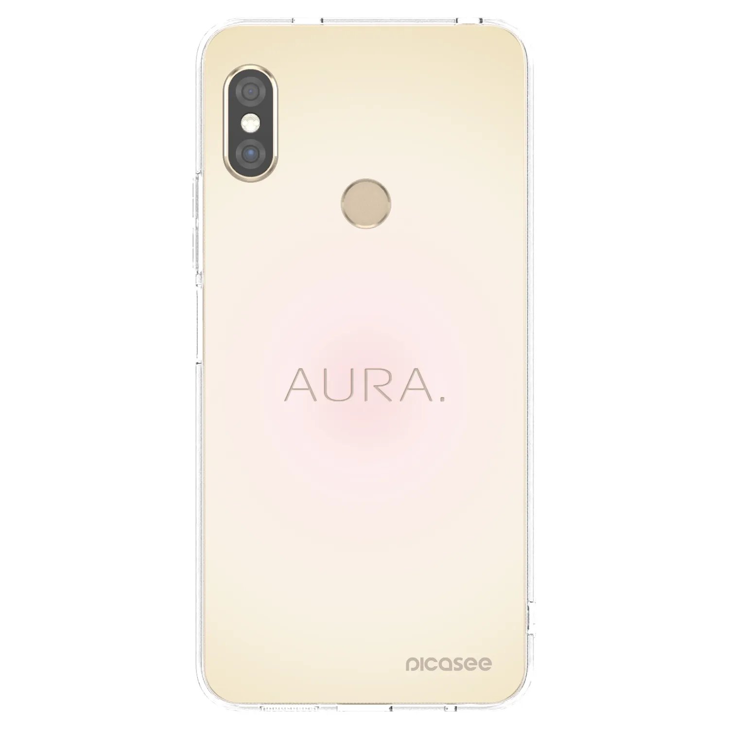 Picasee silikonski prozorni ovitek za Xiaomi Redmi Note 5 Global - Aura