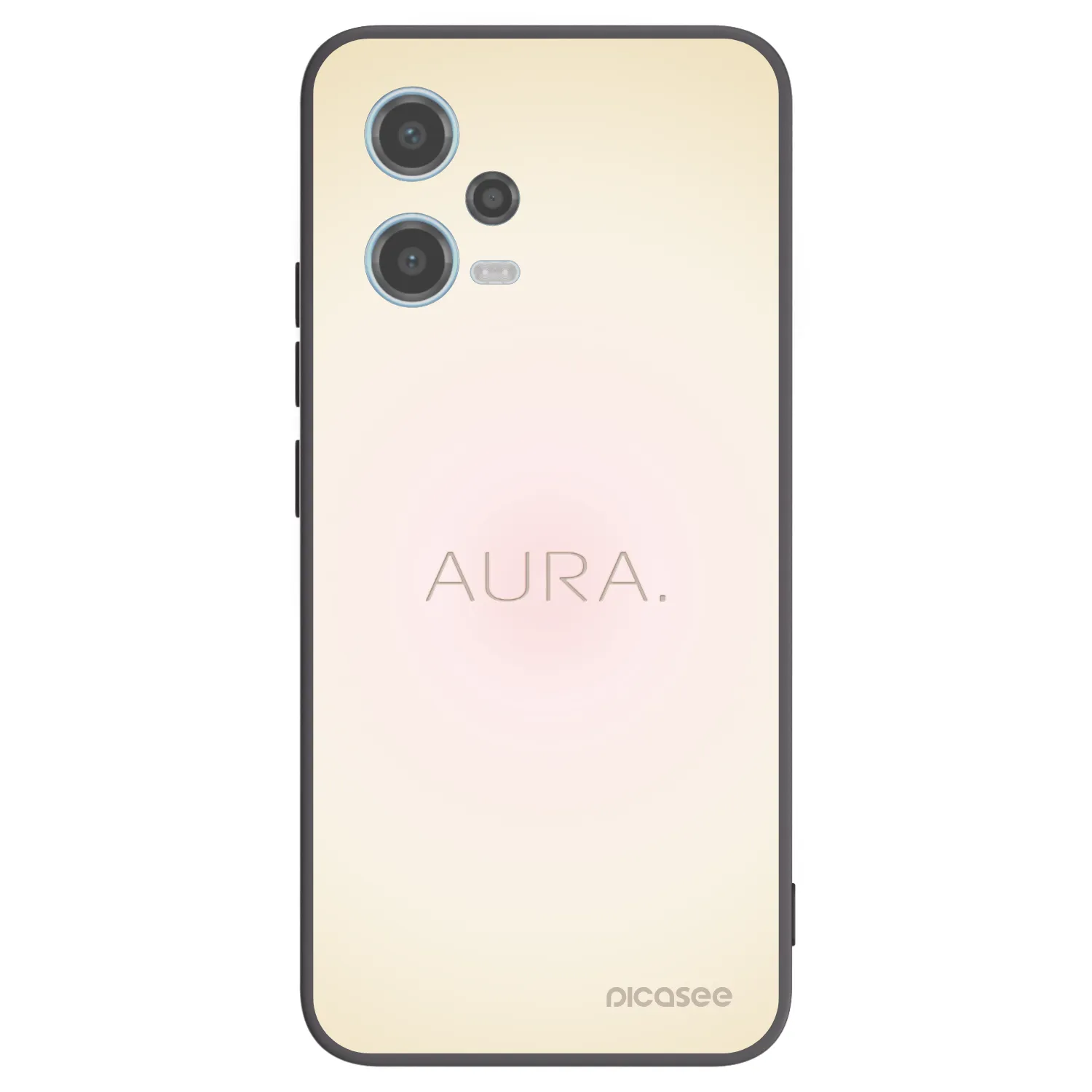 Picasee silikonski črni ovitek za Xiaomi Redmi Note 12 5G - Aura