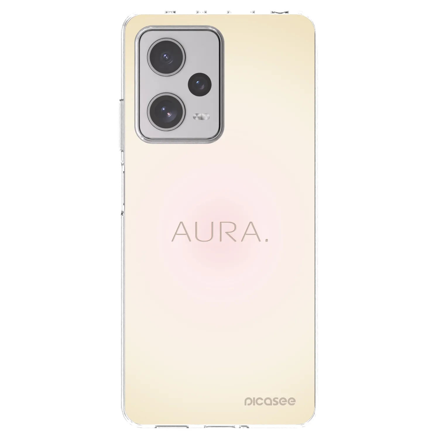 Picasee silikonski prozorni ovitek za Xiaomi Redmi Note 12 Pro+ 5G - Aura