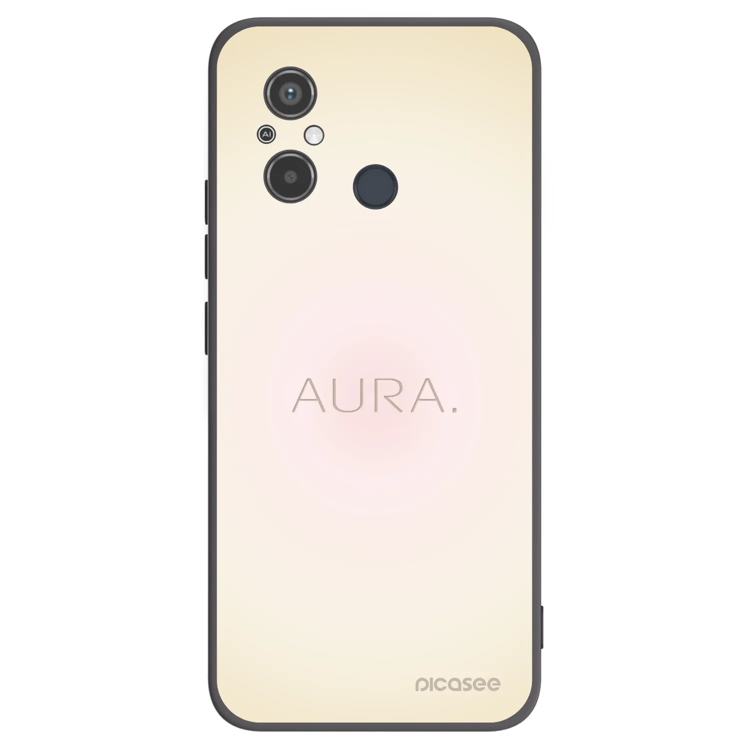 Picasee silikonski črni ovitek za Xiaomi Redmi 12C - Aura