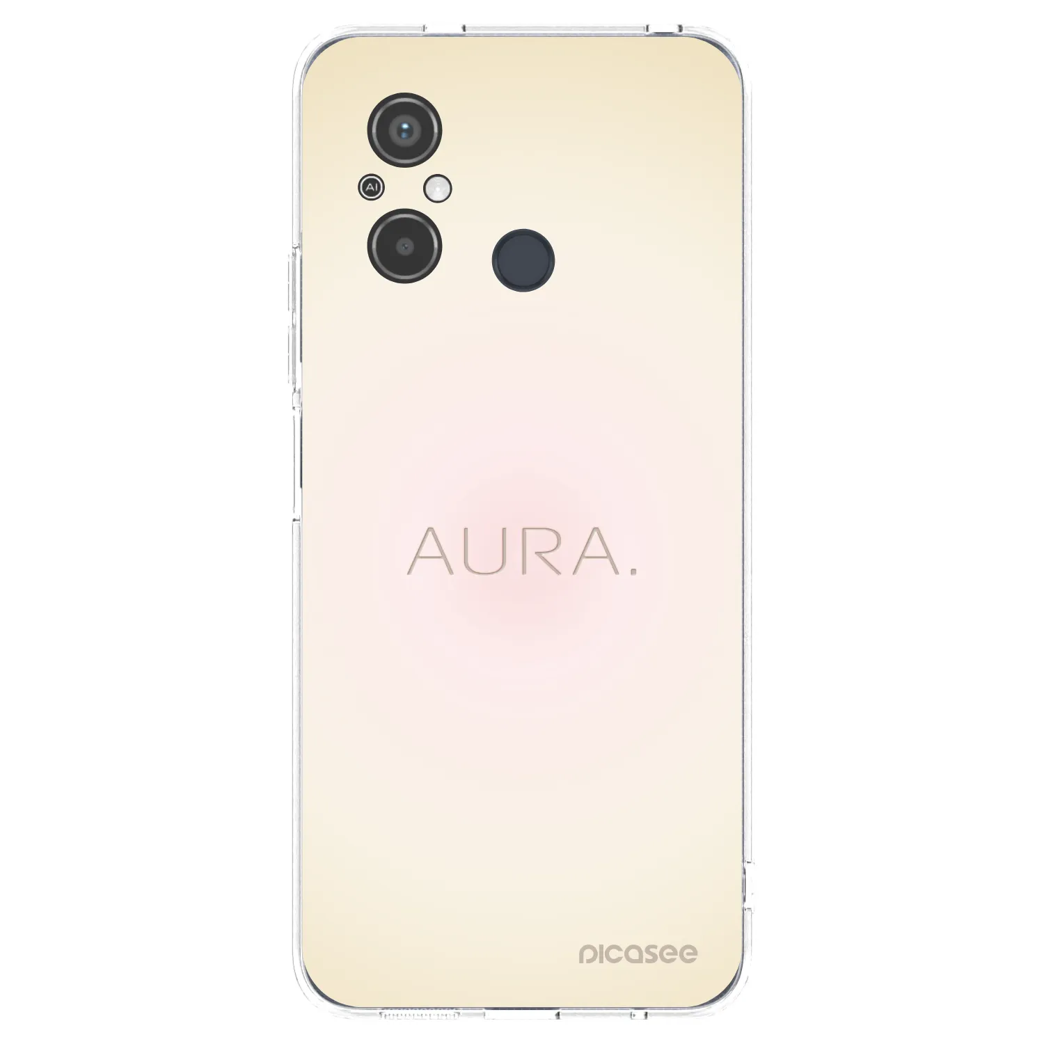 Picasee silikonski prozorni ovitek za Xiaomi Redmi 12C - Aura