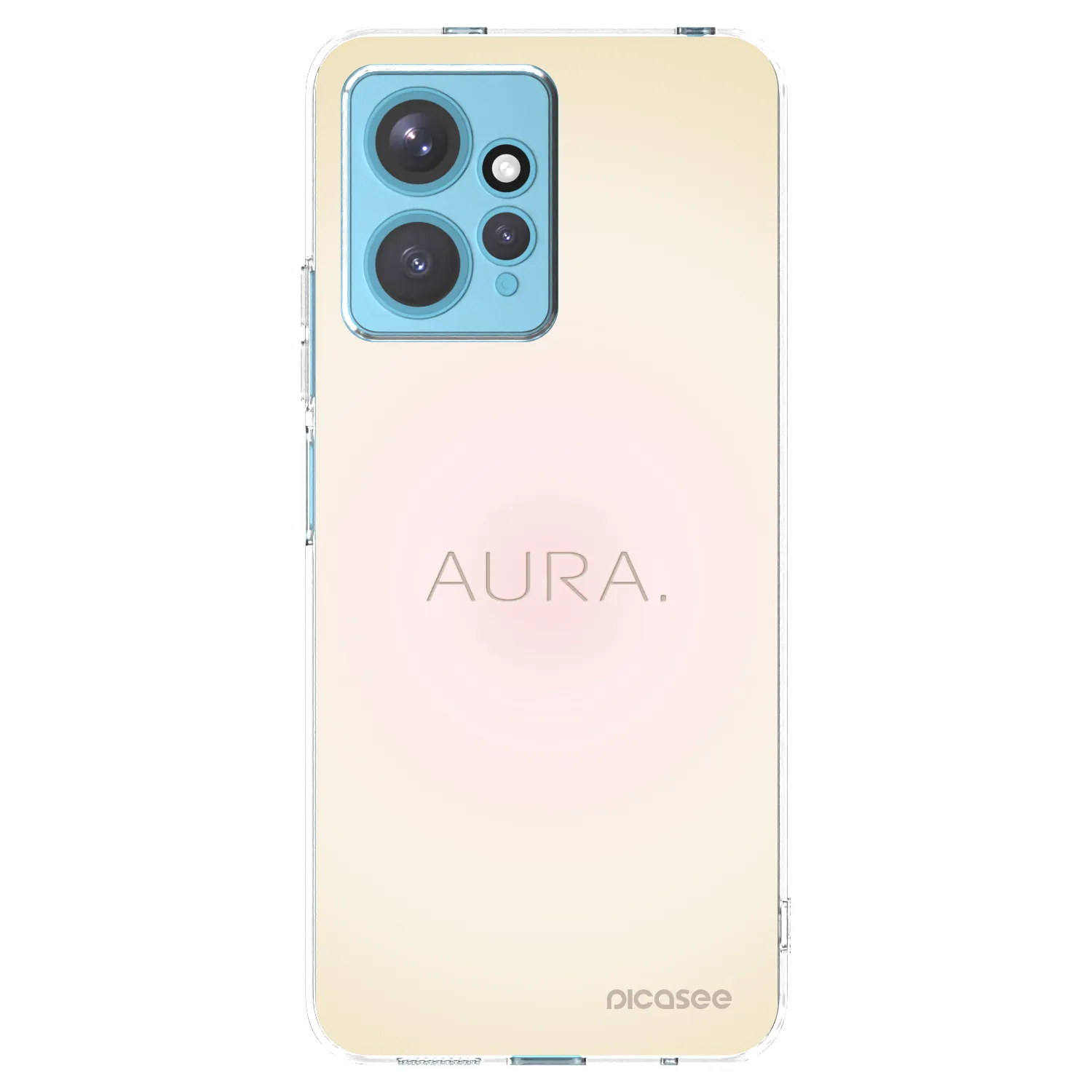Picasee silikonski prozorni ovitek za Xiaomi Redmi Note 12 4G - Aura