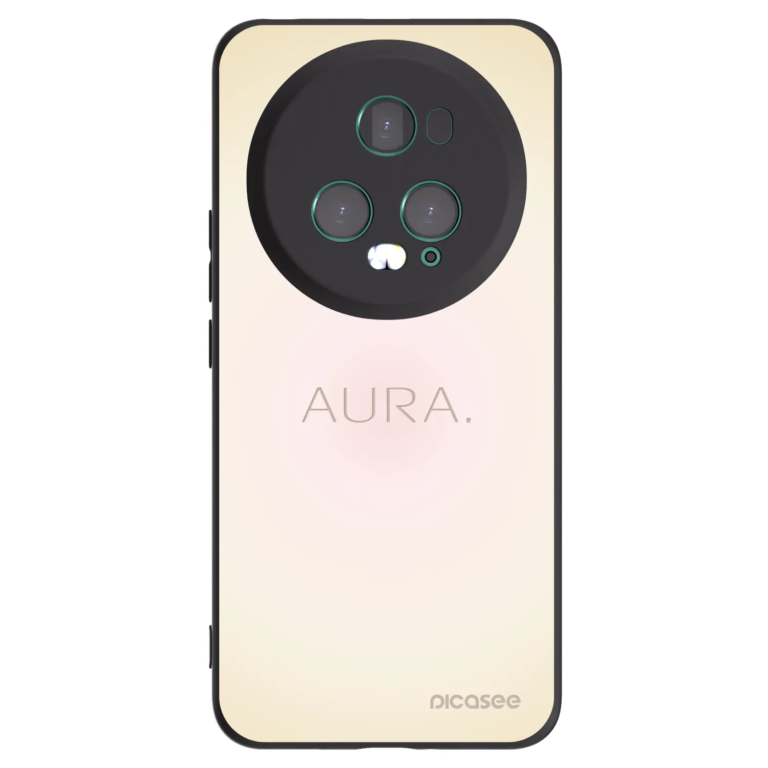 Picasee silikonski črni ovitek za Honor Magic5 Pro - Aura