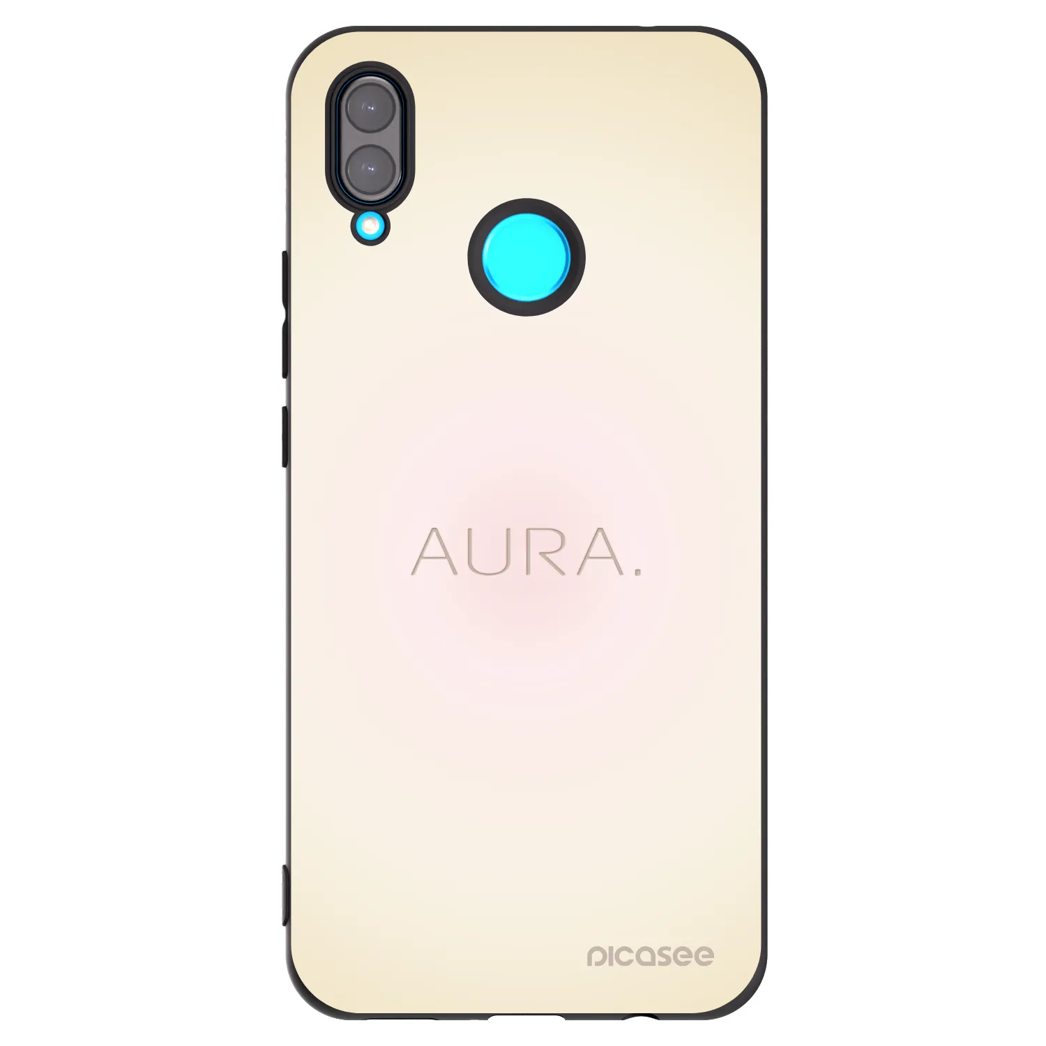 Picasee silikonski črni ovitek za Huawei Nova 3 - Aura