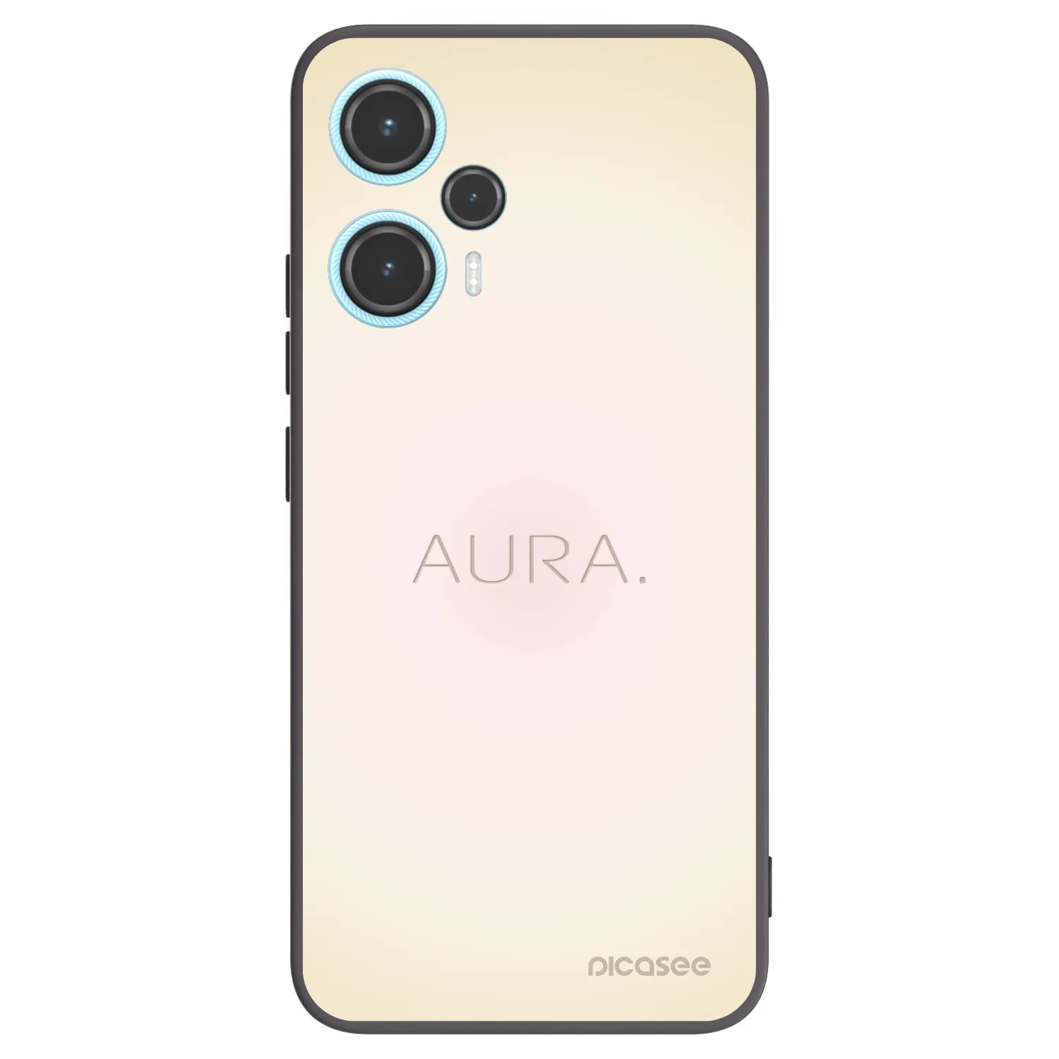Picasee silikonski črni ovitek za Xiaomi Poco F5 - Aura