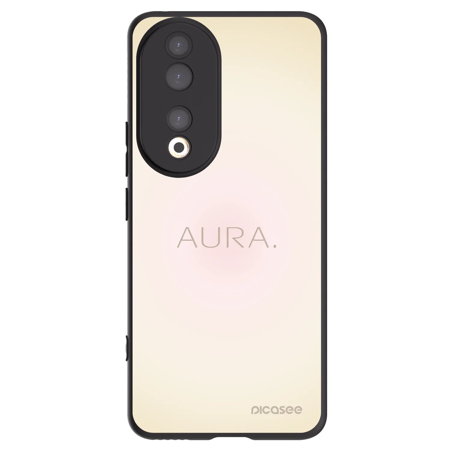 Picasee silikonski črni ovitek za Honor 90 5G - Aura