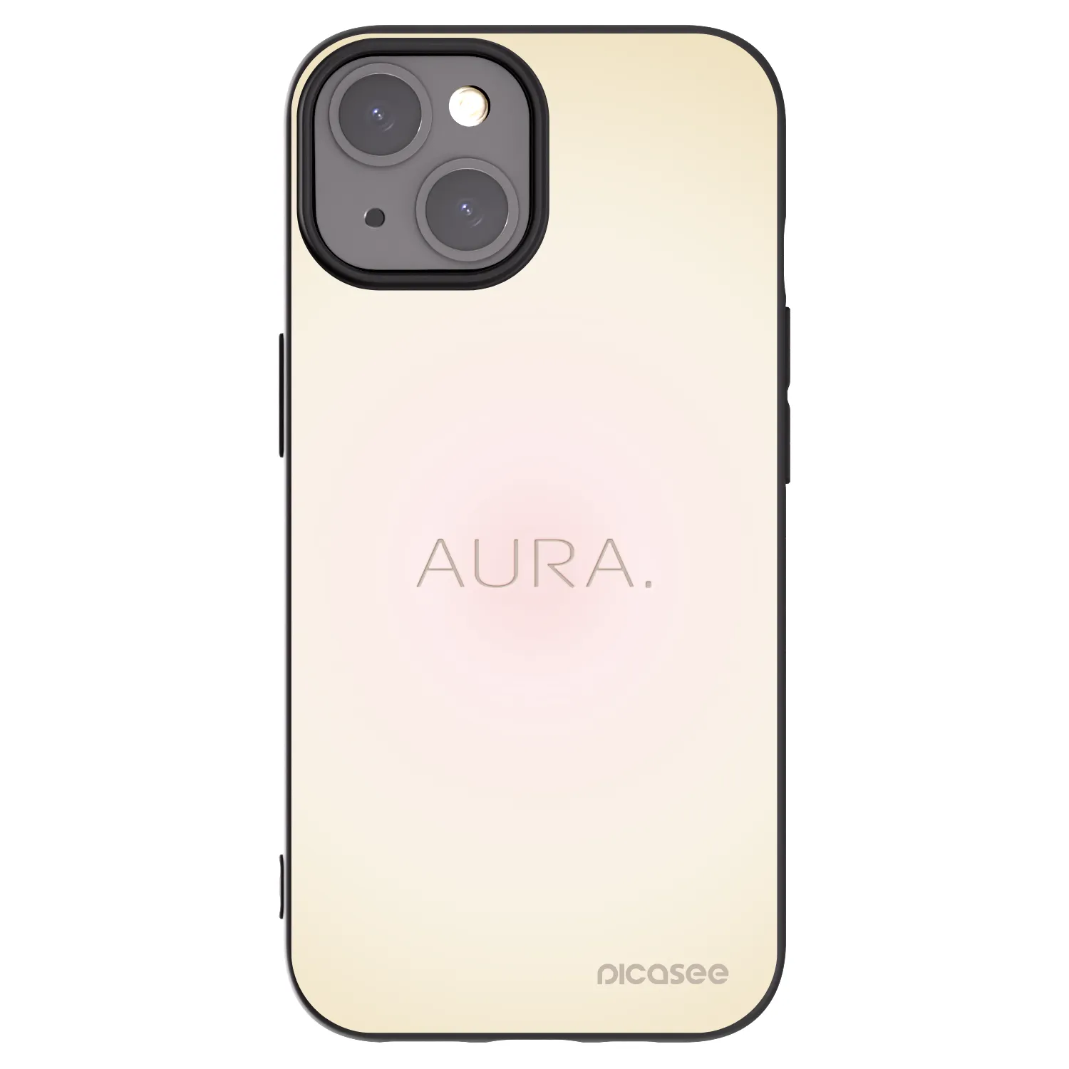 Picasee silikonski črni ovitek za Apple iPhone 15 - Aura