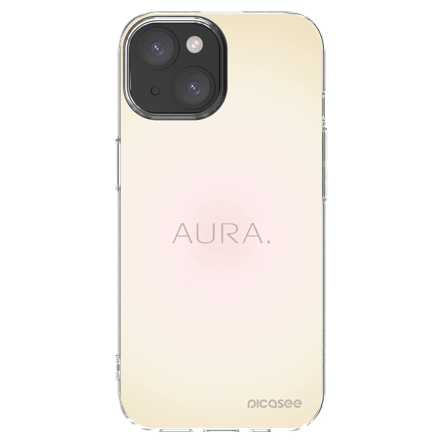 Picasee silikonski prozorni ovitek za Apple iPhone 15 - Aura