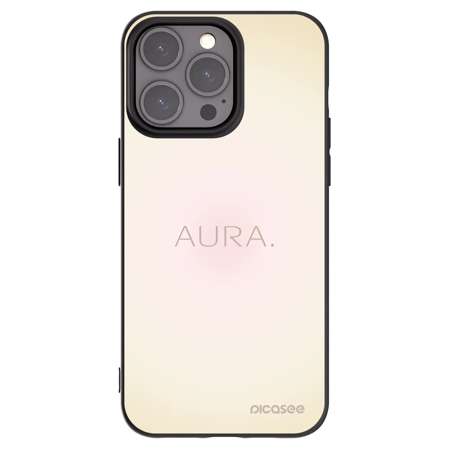 Picasee silikonski črni ovitek za Apple iPhone 15 Pro Max - Aura