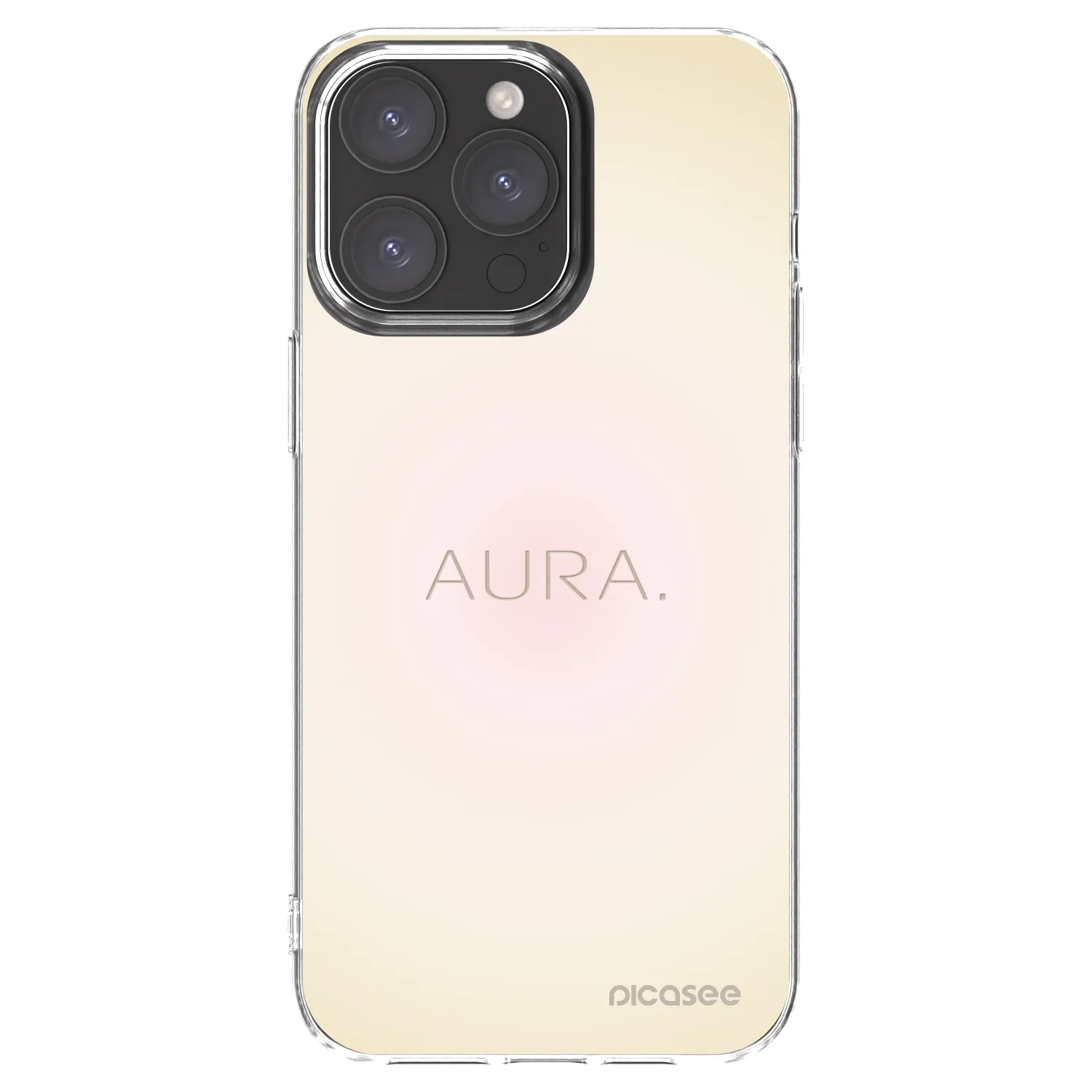 Picasee silikonski prozorni ovitek za Apple iPhone 15 Pro Max - Aura