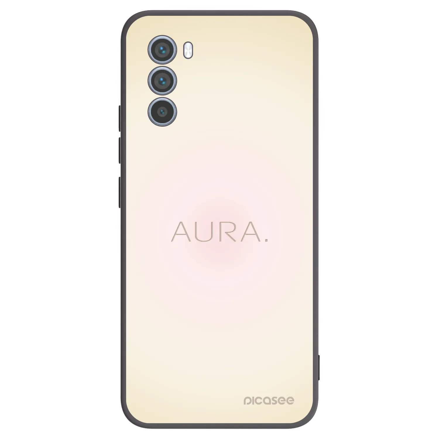Picasee silikonski črni ovitek za Motorola Moto G62 - Aura