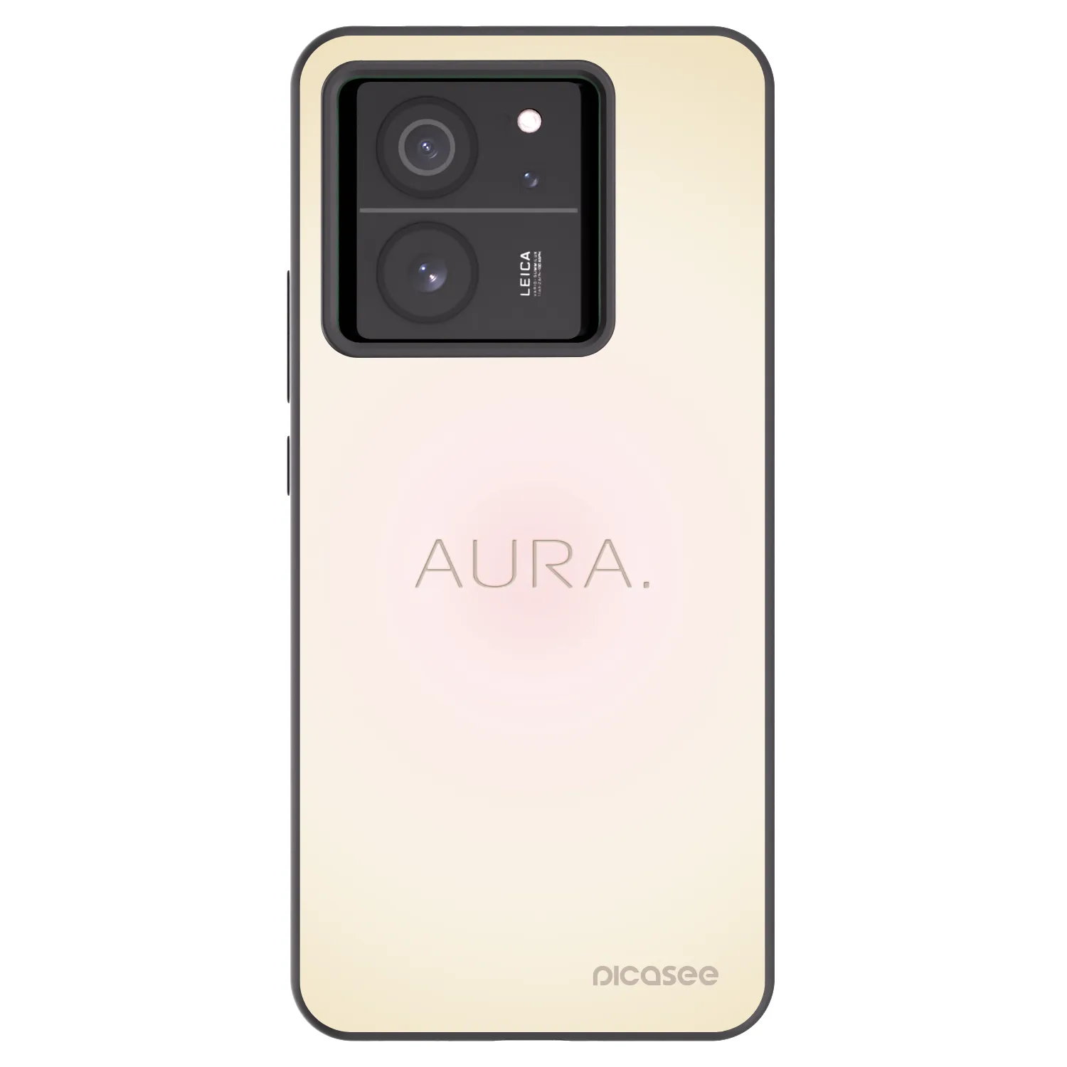 Picasee silikonski črni ovitek za Xiaomi 13T - Aura