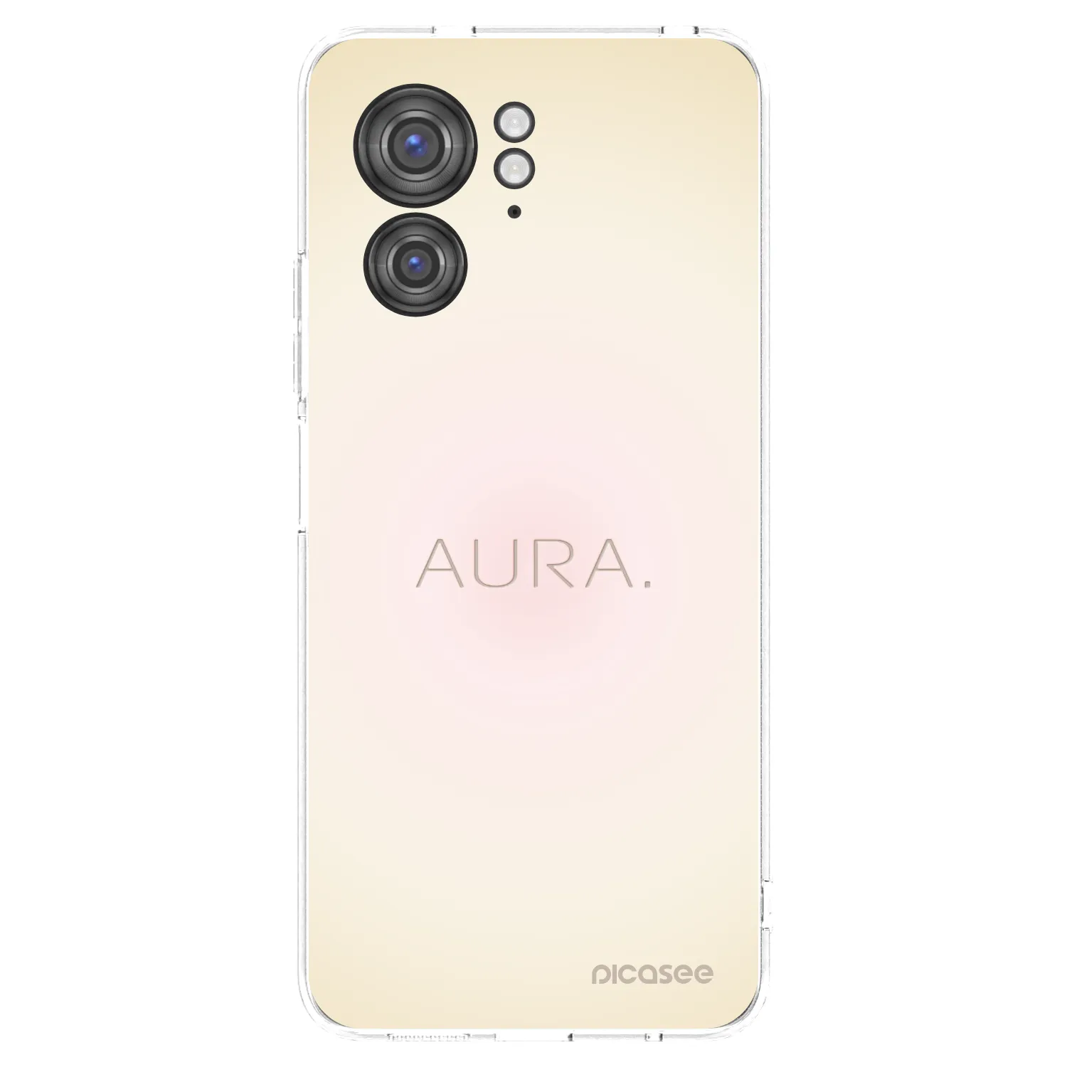Picasee silikonski prozorni ovitek za Motorola Edge 40 - Aura