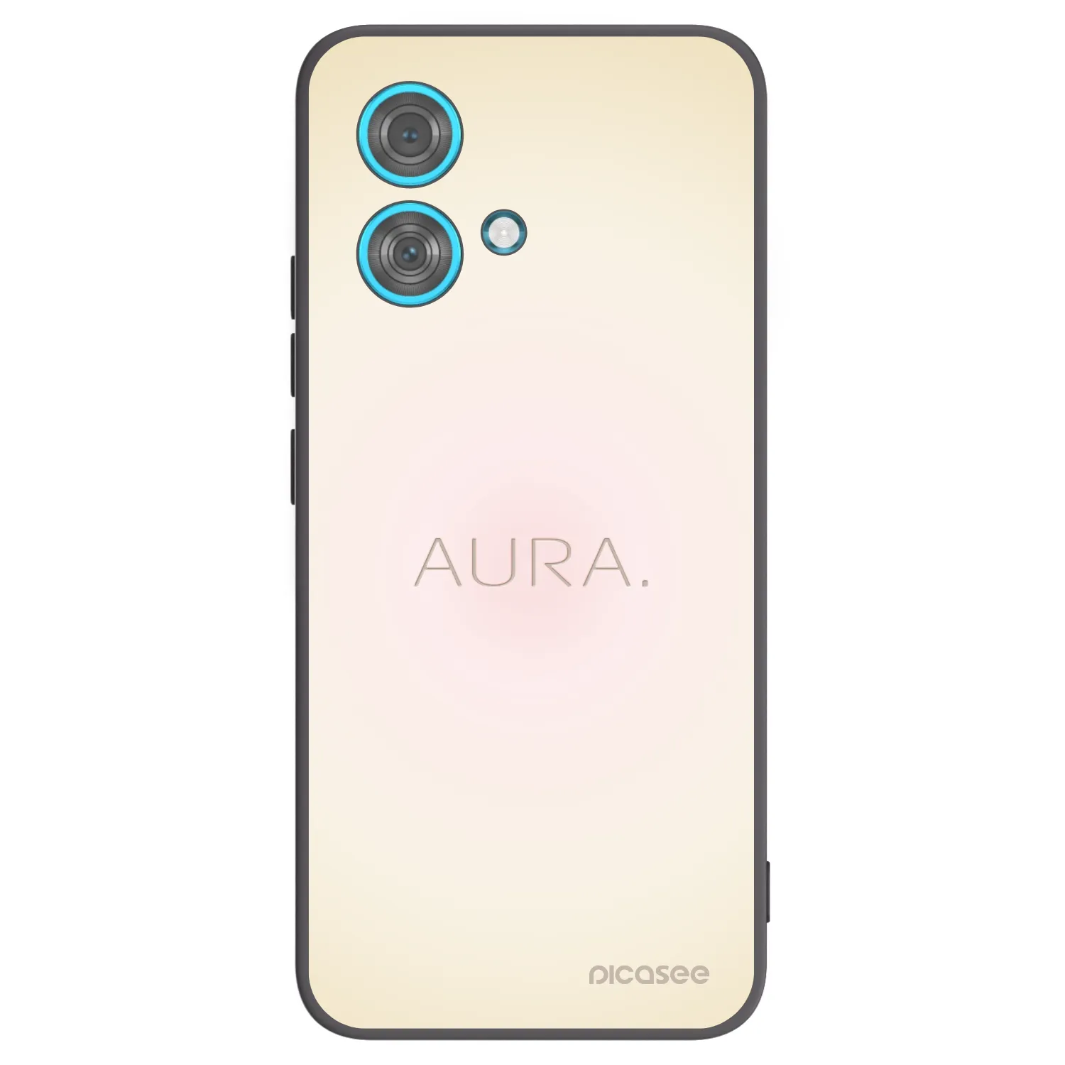 Picasee silikonski črni ovitek za Motorola Edge 40 Neo - Aura