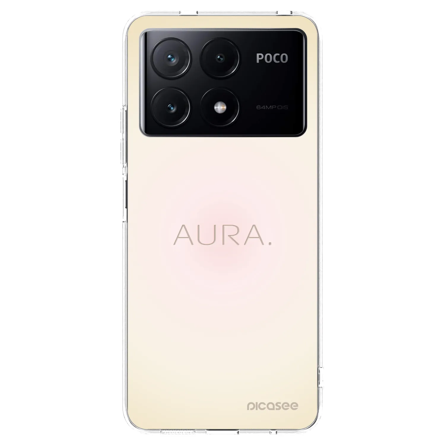 Picasee silikonski prozorni ovitek za Xiaomi Poco X6 Pro - Aura