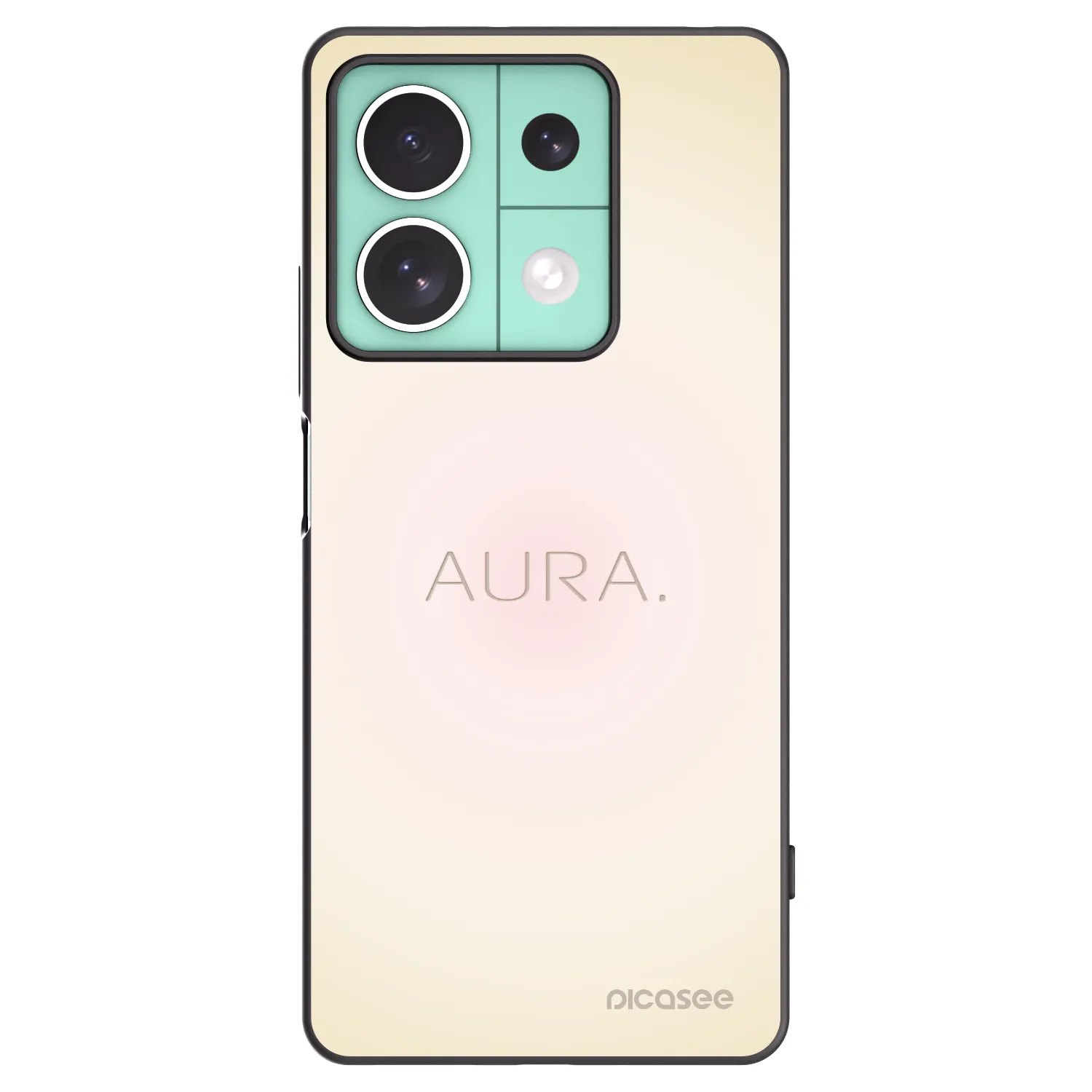 Picasee silikonski črni ovitek za Xiaomi Redmi Note 13 5G - Aura