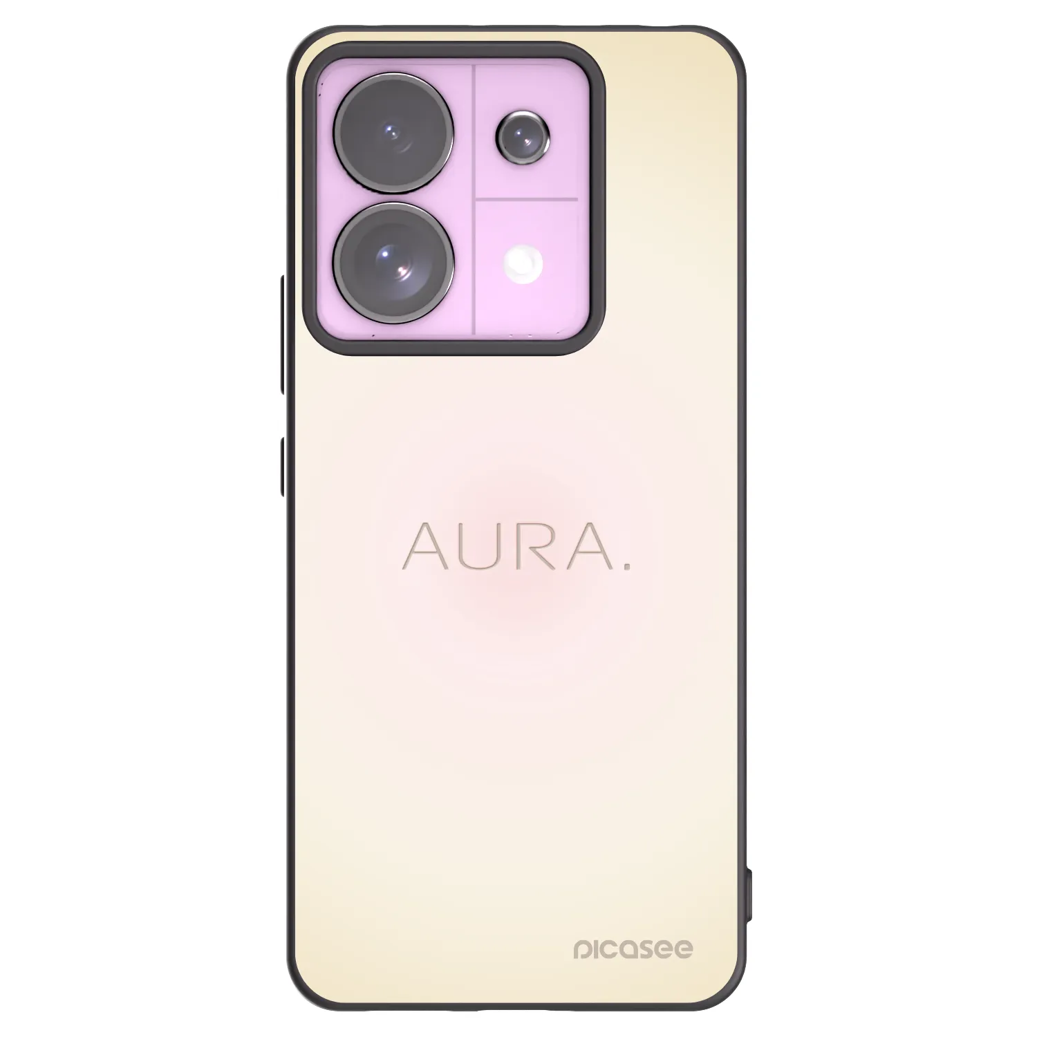 Picasee silikonski črni ovitek za Xiaomi Redmi Note 13 Pro 5G - Aura