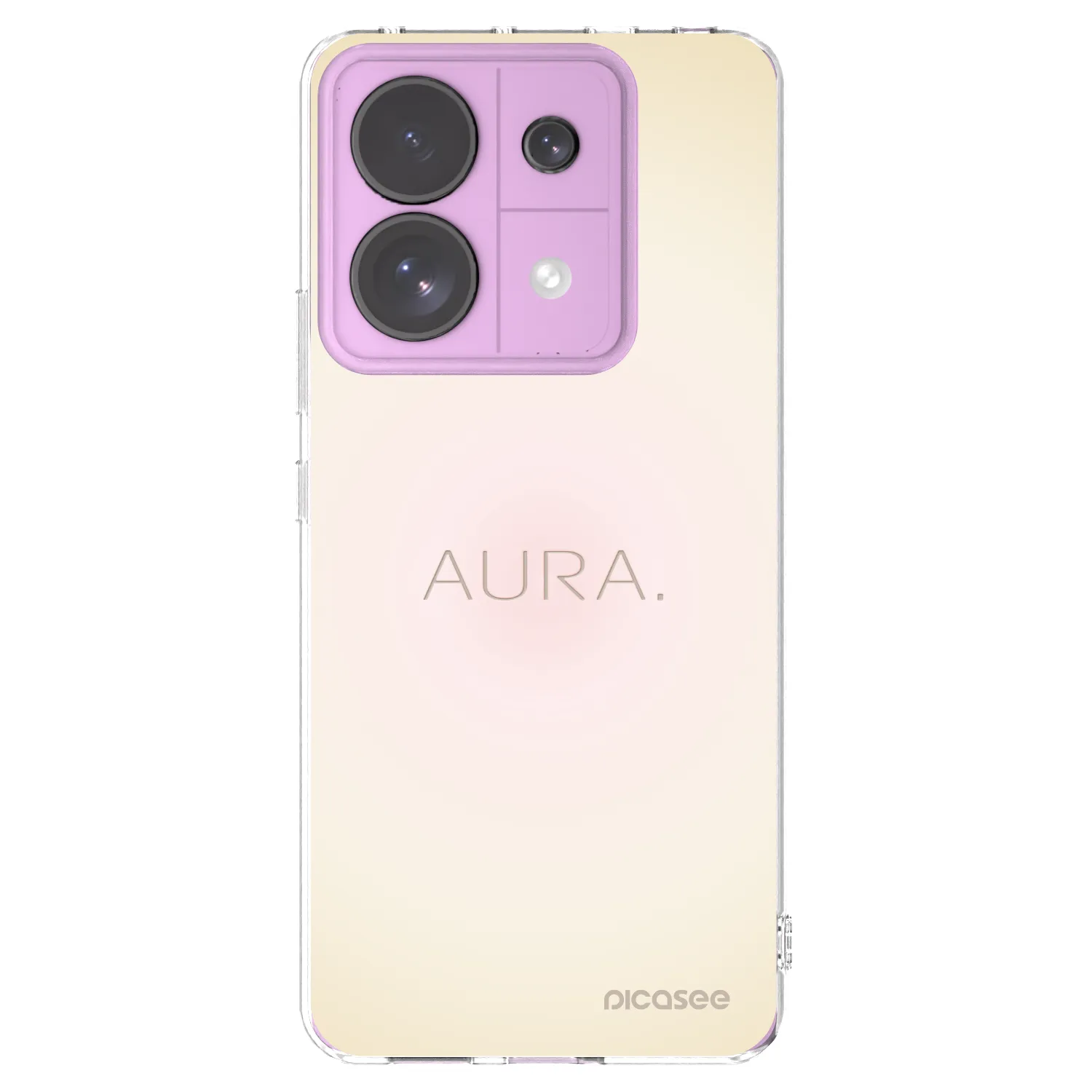 Picasee silikonski prozorni ovitek za Xiaomi Redmi Note 13 Pro 5G - Aura