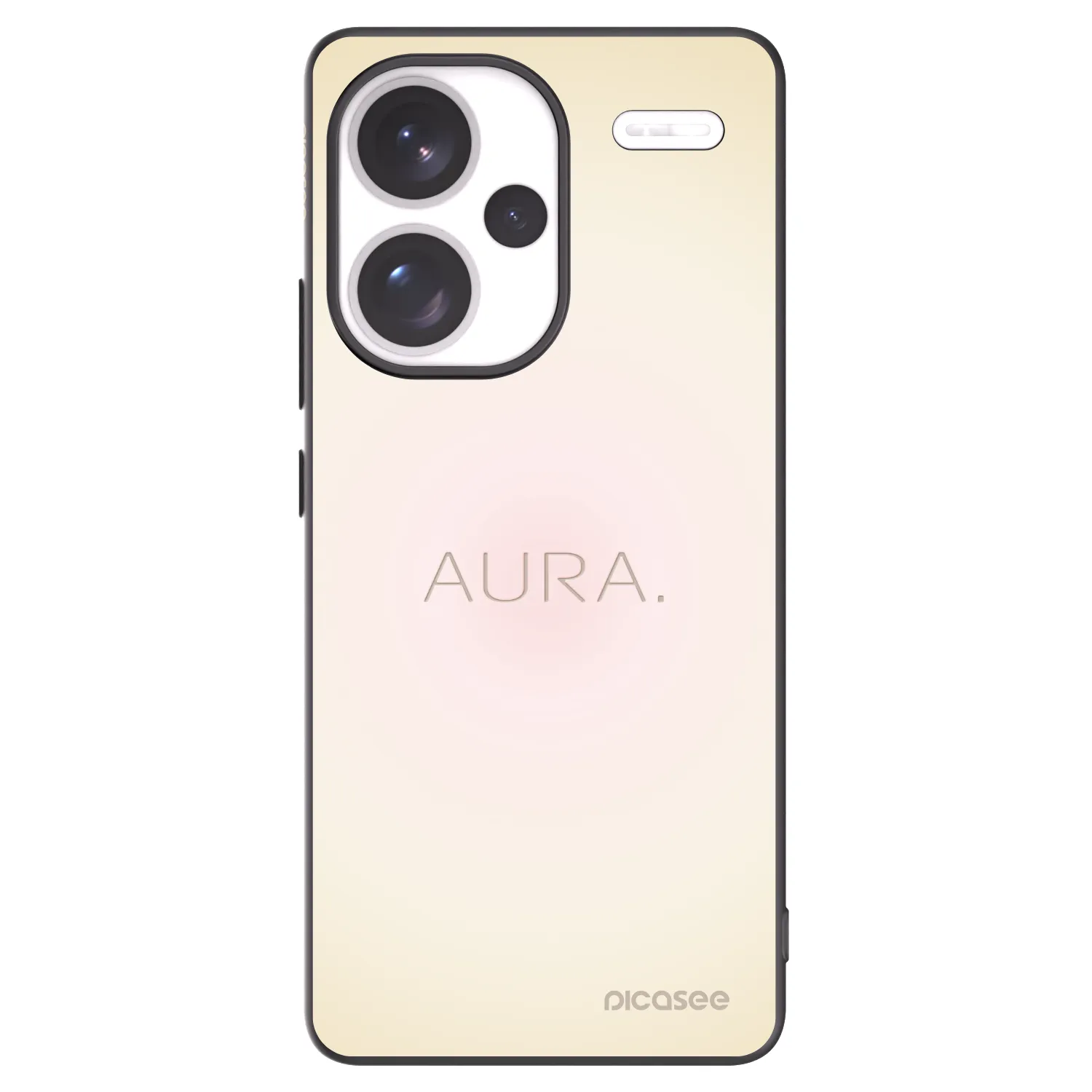 Picasee silikonski črni ovitek za Xiaomi Redmi Note 13 Pro+ 5G - Aura
