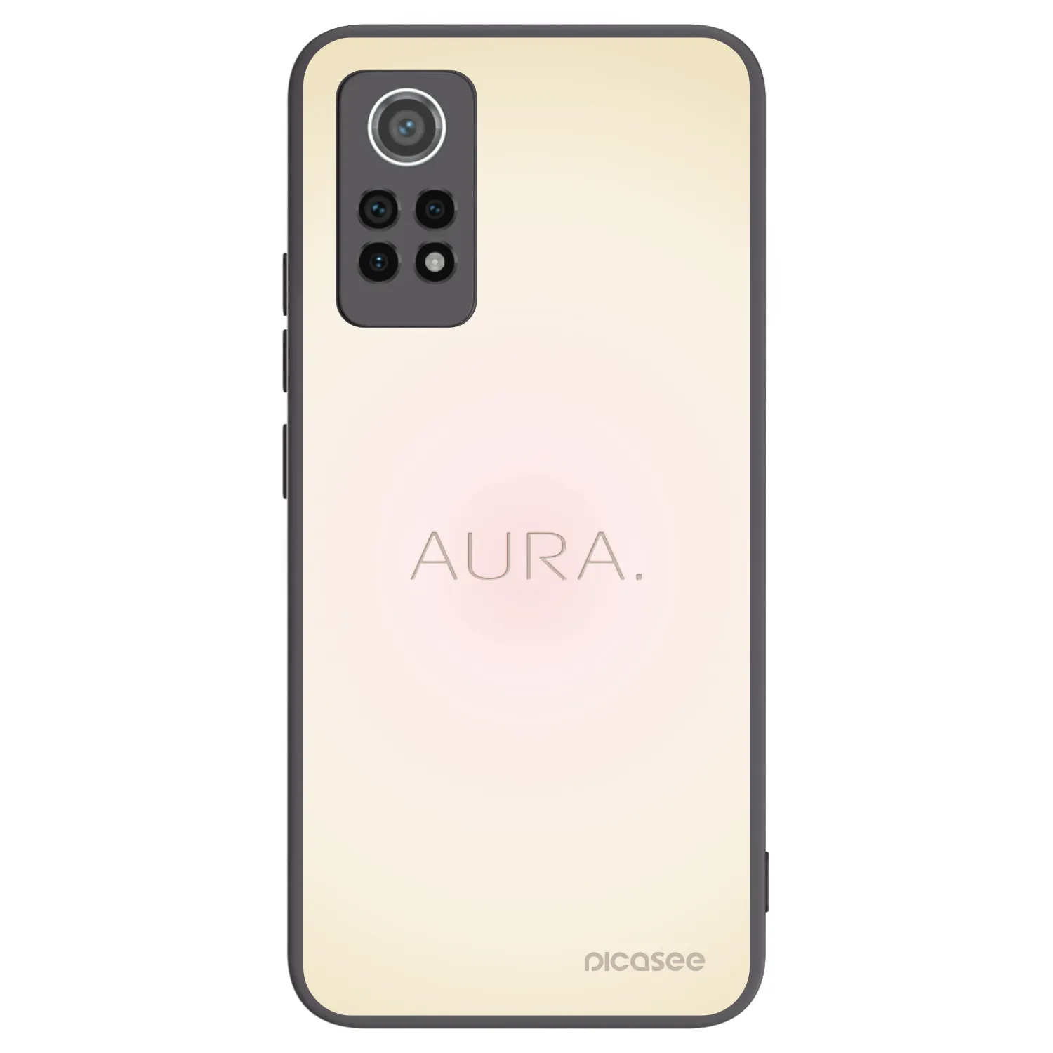 Picasee silikonski črni ovitek za Xiaomi Redmi Note 12 Pro 4G - Aura