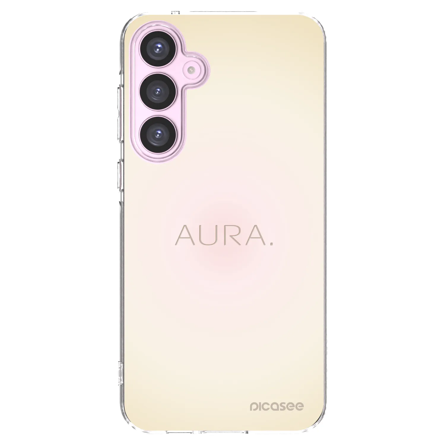 Picasee silikonski prozorni ovitek za Samsung Galaxy A55 5G A556B - Aura