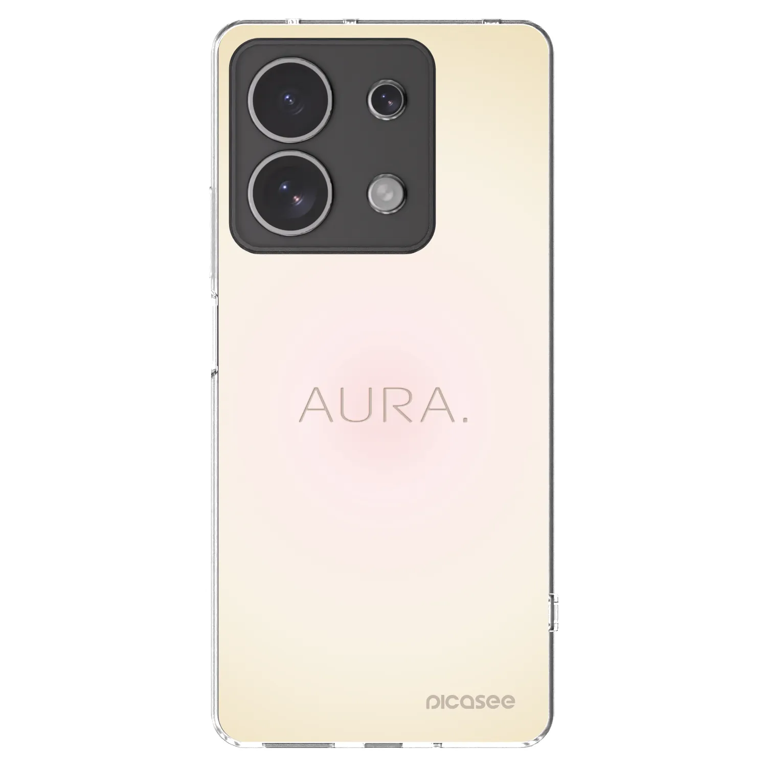 Picasee silikonski prozorni ovitek za Xiaomi Redmi Note 13 4G - Aura