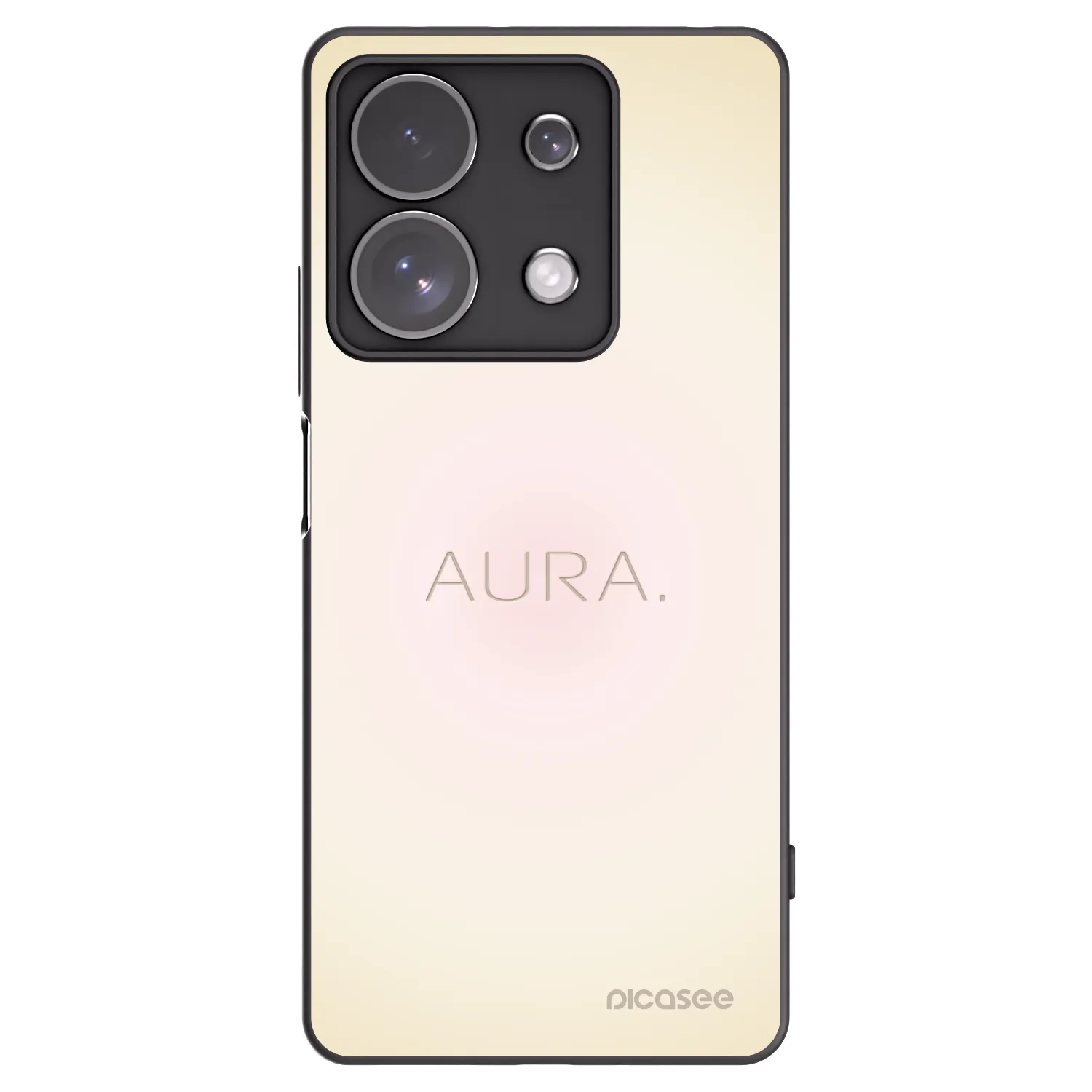 Picasee silikonski črni ovitek za Xiaomi Redmi Note 13 Pro 4G - Aura