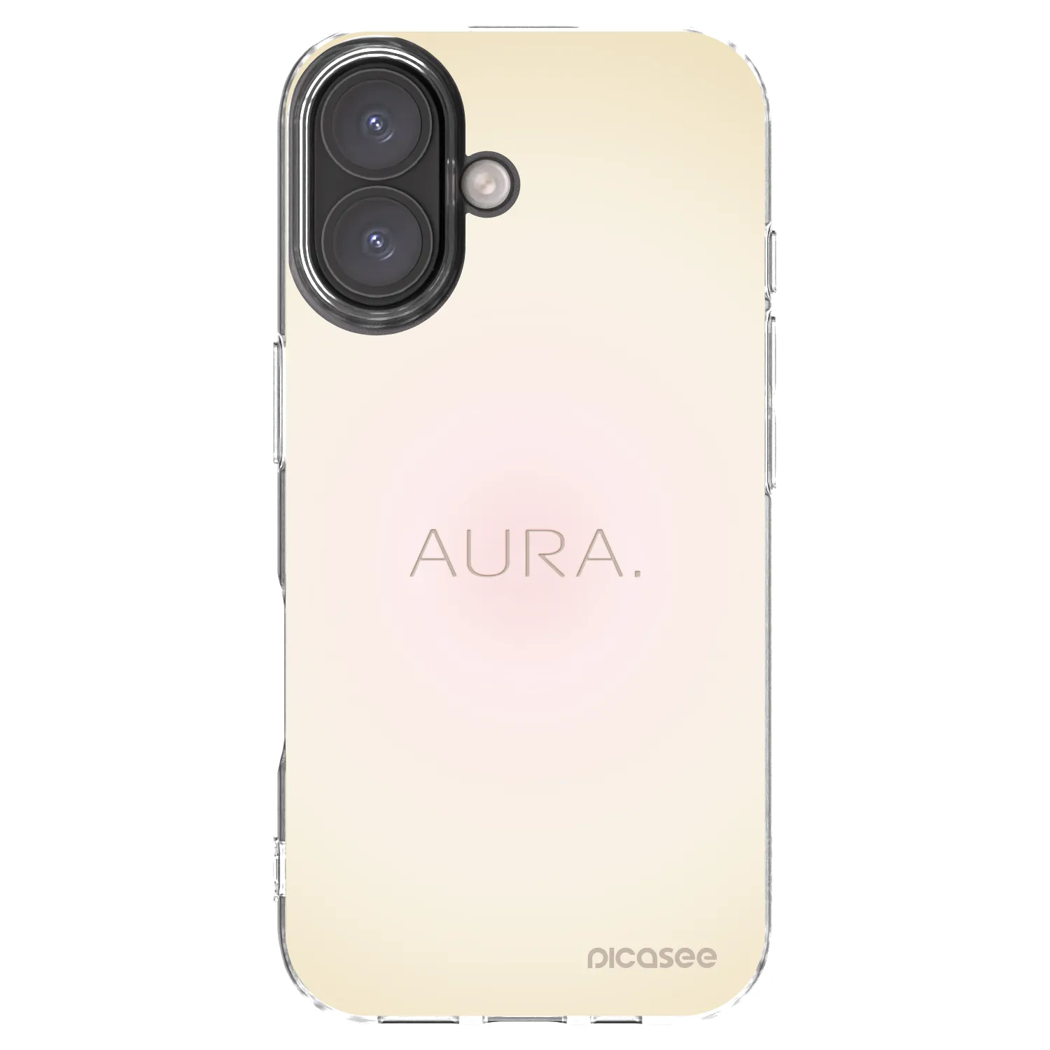 Picasee silikonski prozorni ovitek za Apple iPhone 16 - Aura
