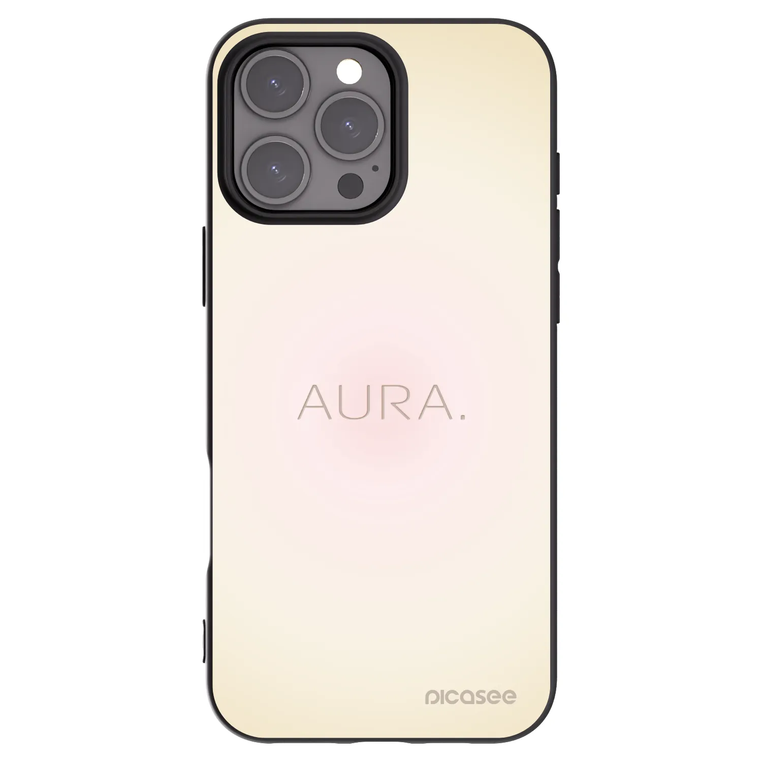 Picasee silikonski črni ovitek za Apple iPhone 16 Pro Max - Aura