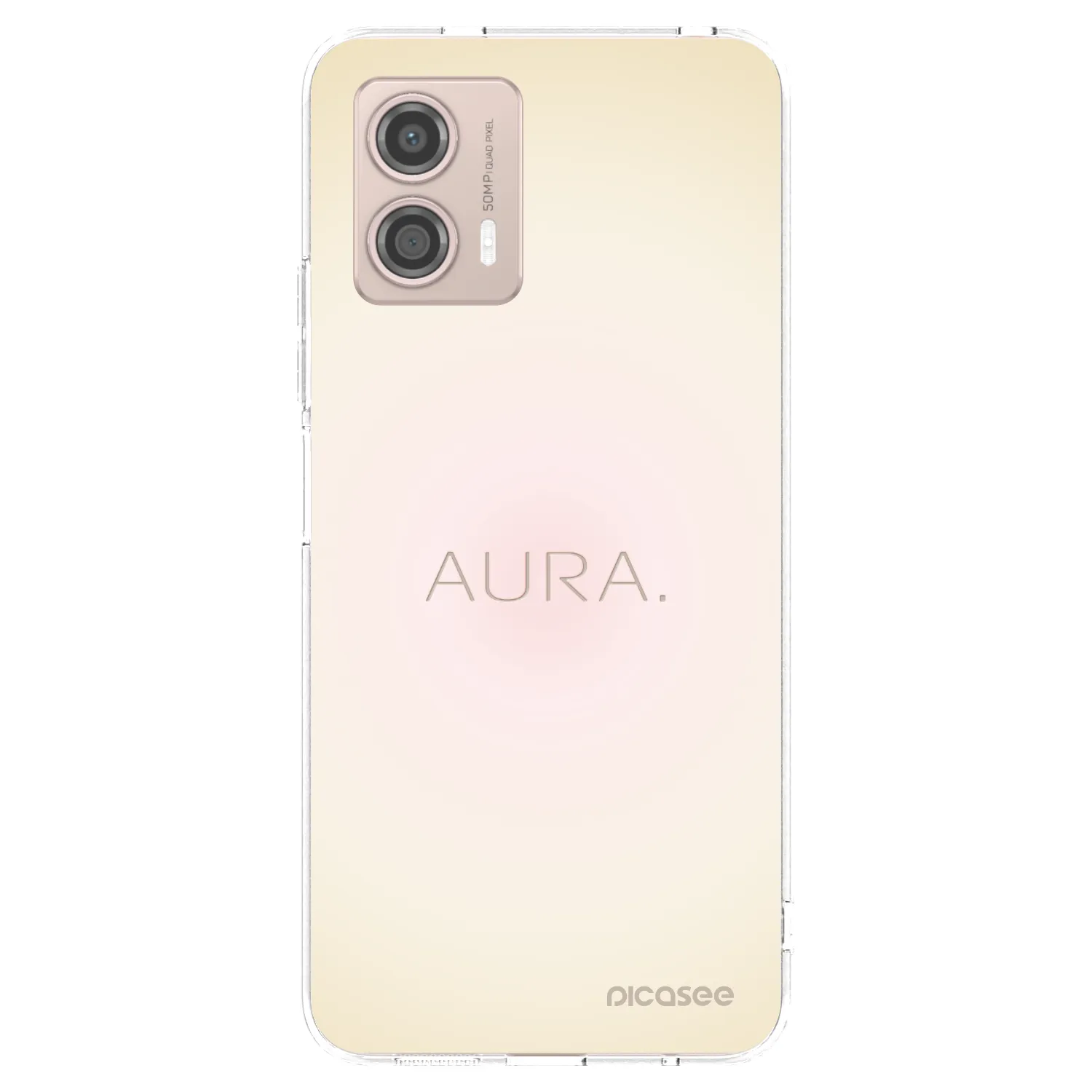 Picasee silikonski prozorni ovitek za Motorola Moto G53 5G - Aura