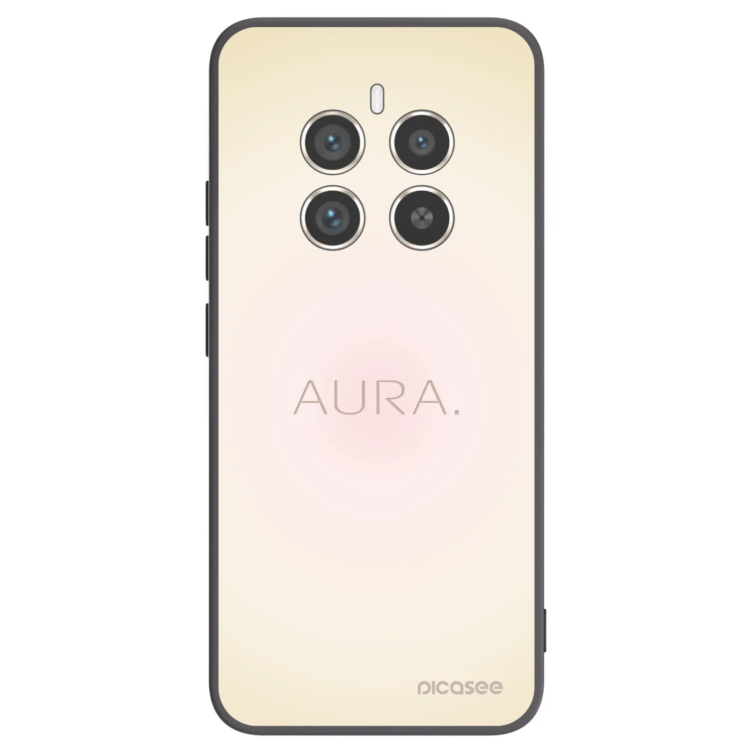 Picasee silikonski črni ovitek za Realme 12 Pro 5G - Aura