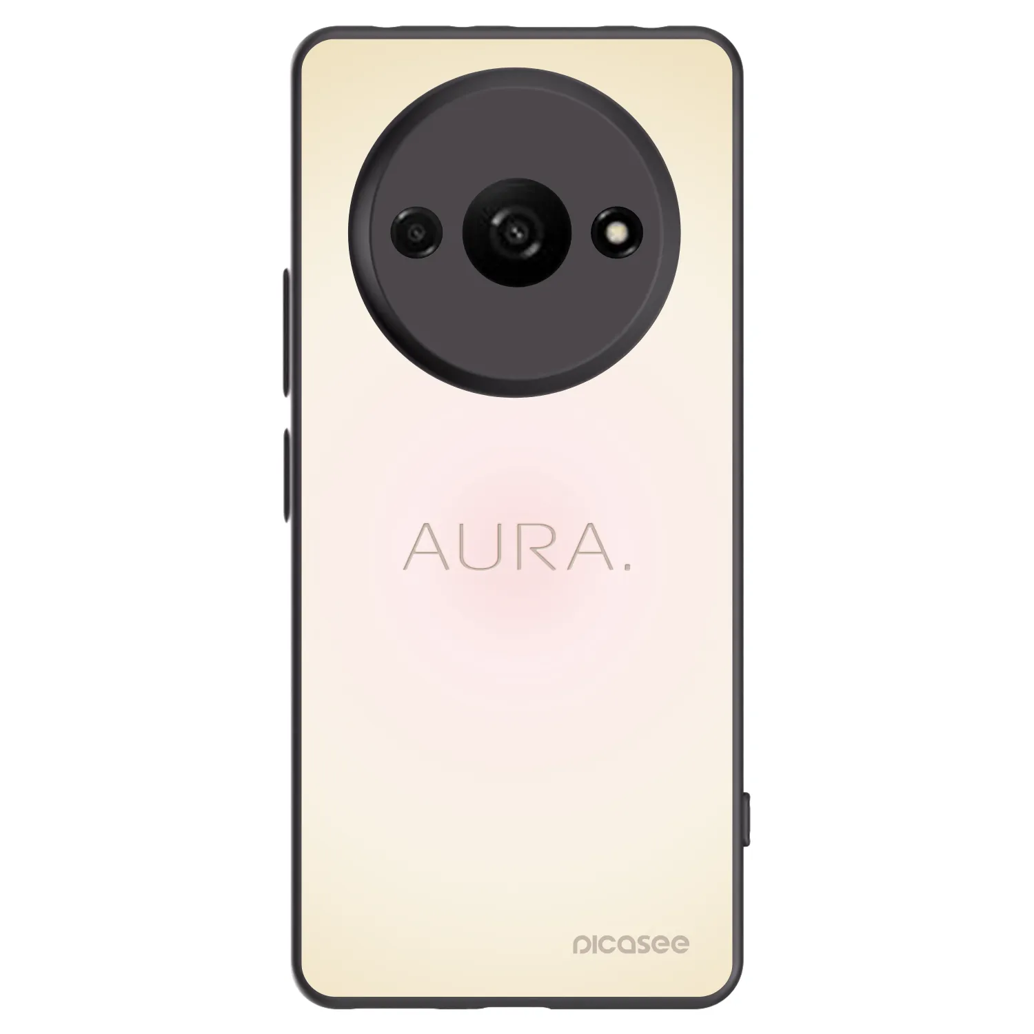Picasee silikonski črni ovitek za Xiaomi Redmi A3 - Aura