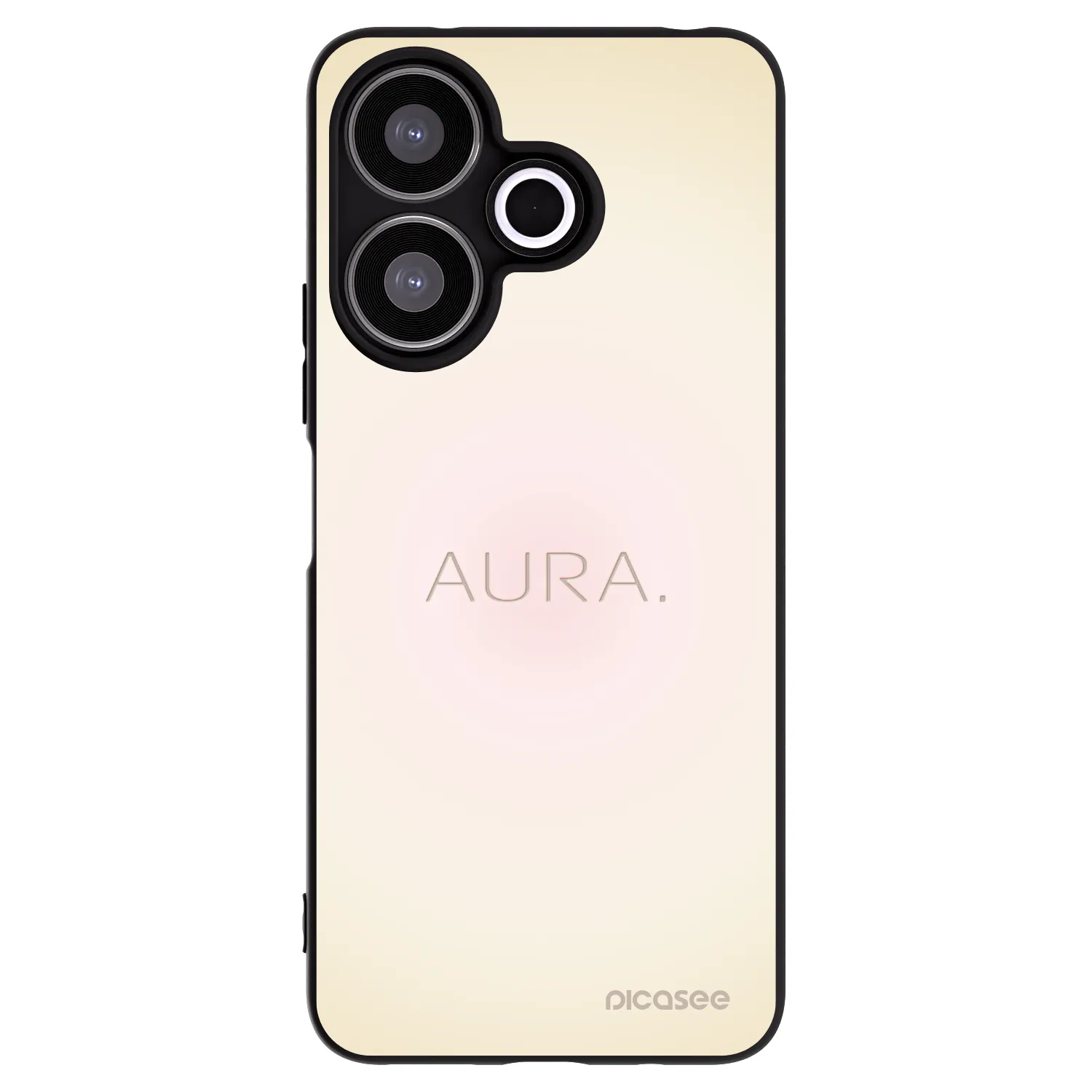 Picasee silikonski črni ovitek za Xiaomi Redmi 13 4G - Aura